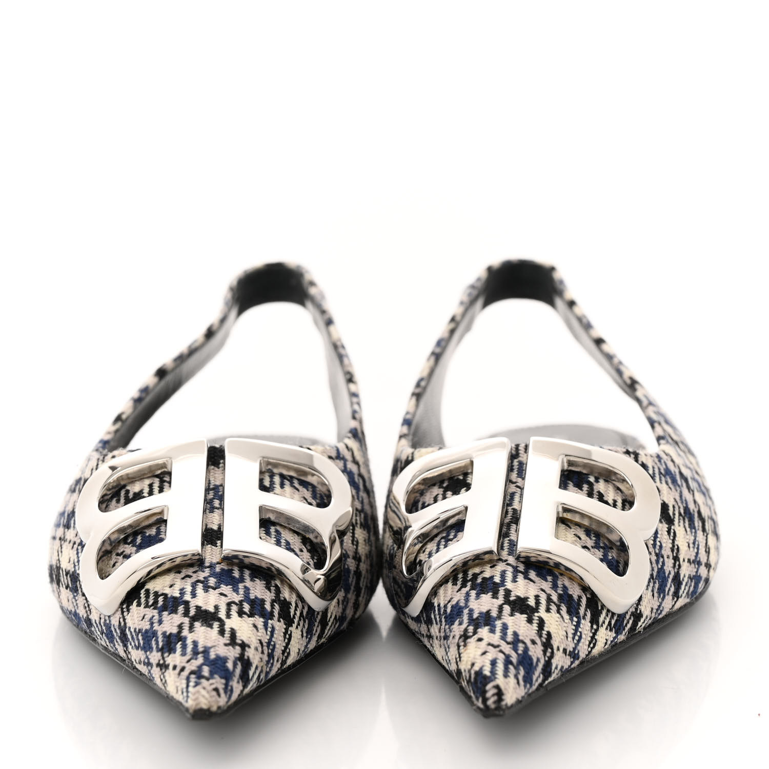 靴 herlipto Tweed Slingback Flats Tweed Slingback Flats