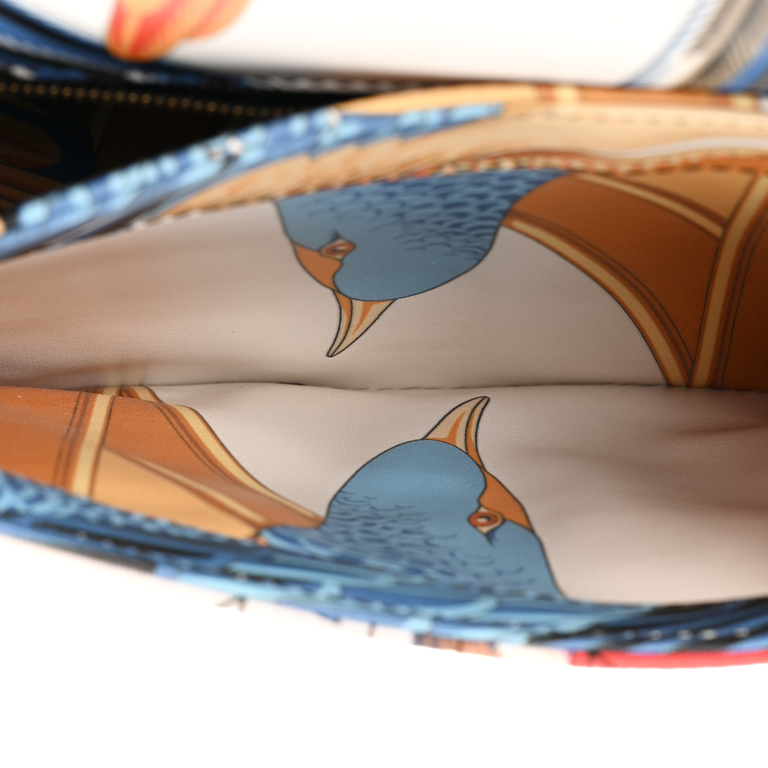 Ferragamo♪SALE♪0774573 SALVATORE FERRAGAMO Canvas Quilted Floral Print Gancini Flap