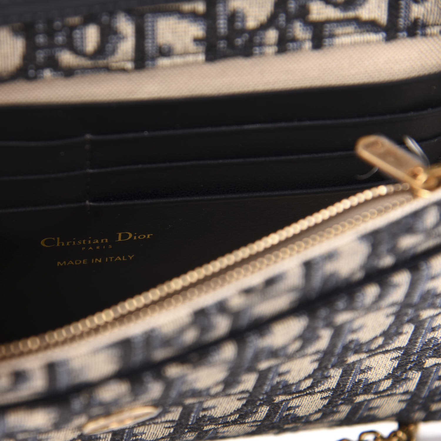 小物 Christian Dior CHRISTIAN DIOR Supple Calfskin Cannage Micro Caro Bag Cloud