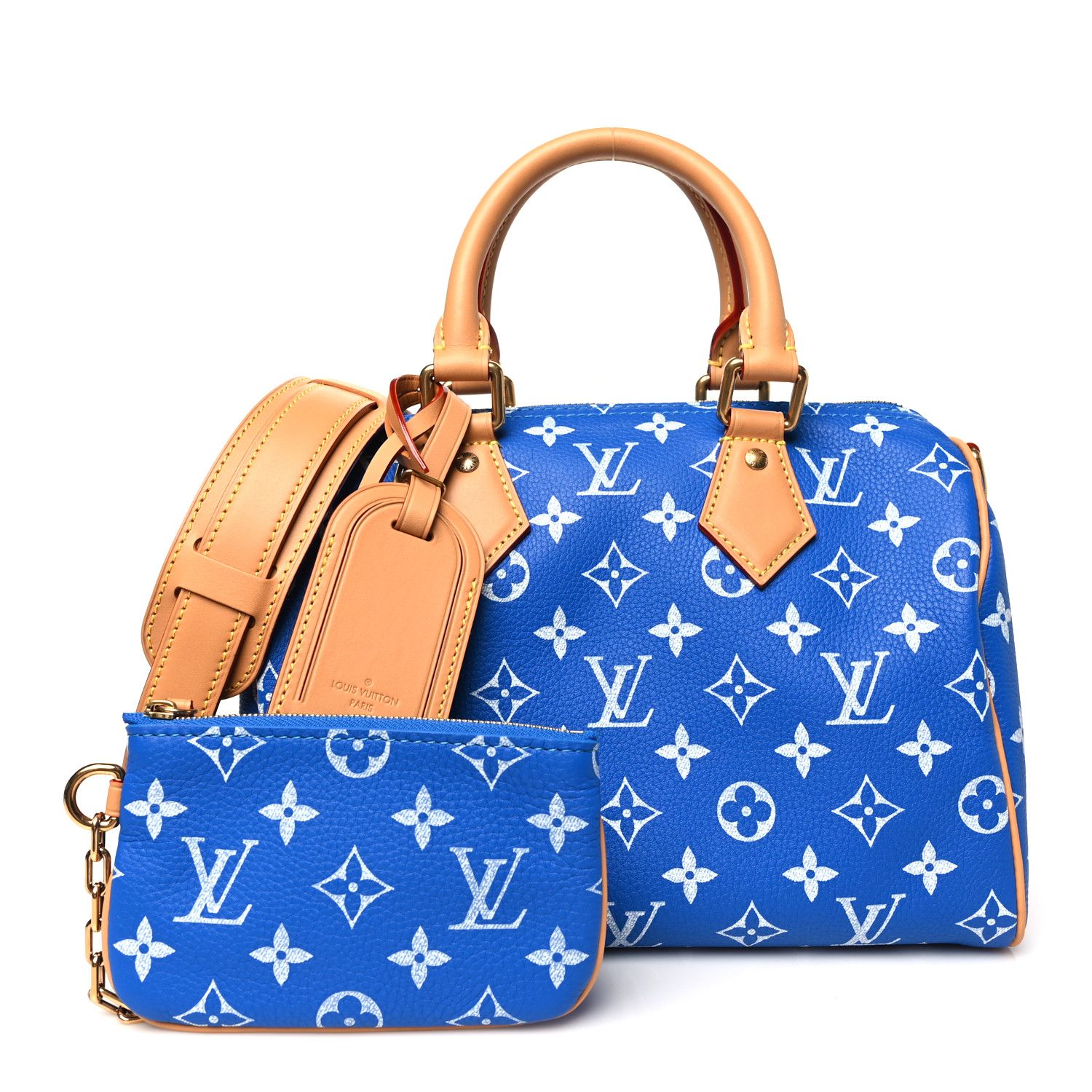 LOUIS VUITTON ブルー キーホルダー LOUIS VUITTON（キーホルダー ・ ブルー・ネイビー/青色系）の