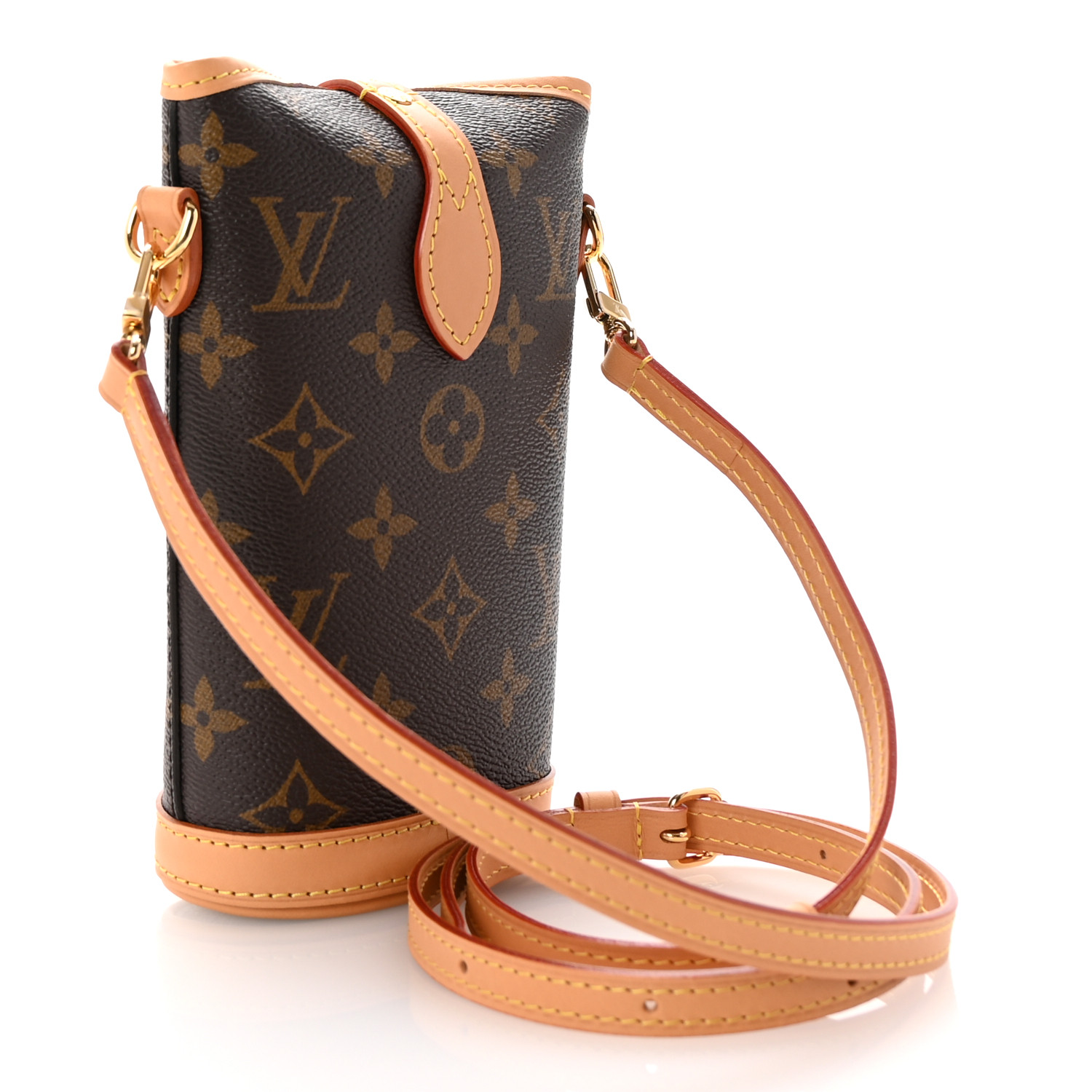 LOUIS VUITTON/Fold Me Pouch/ミニ ショルダーバック Louis Vuitton Fold Me Pouch Brown Monogram Phone Box