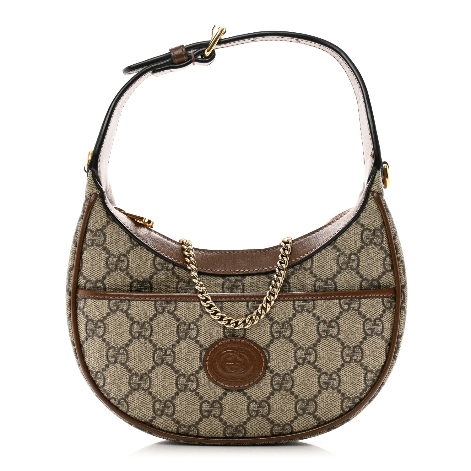 GUCCI GG Supreme Monogram Azalea Calfskin Mini Retro