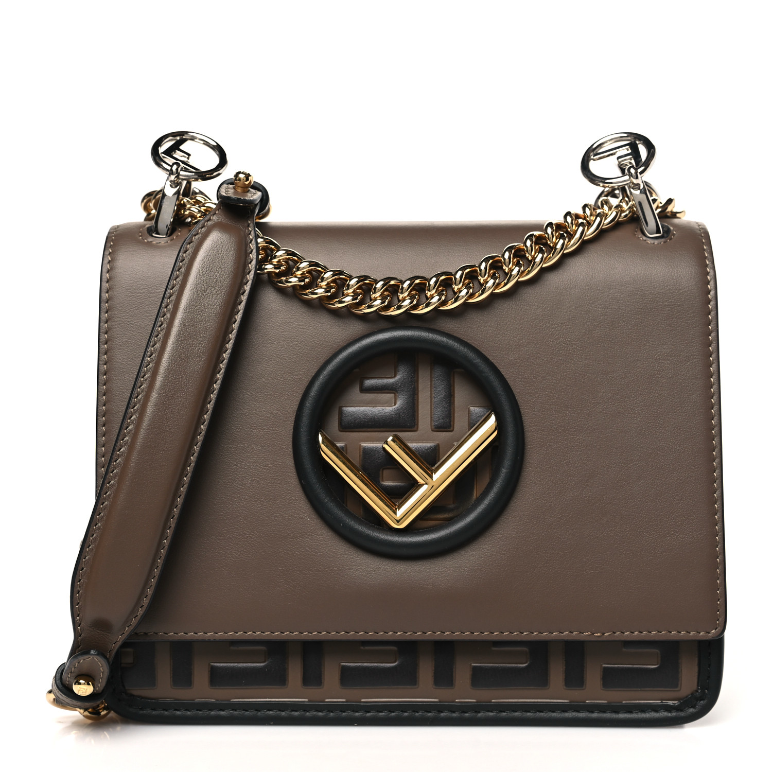 FENDI名刺入れCC CASE VIT.SOFT STAMPA FF 1974 Fendi CARD CASE VIT.KING/ PU F $281.19 USD - Biffi Boutiques