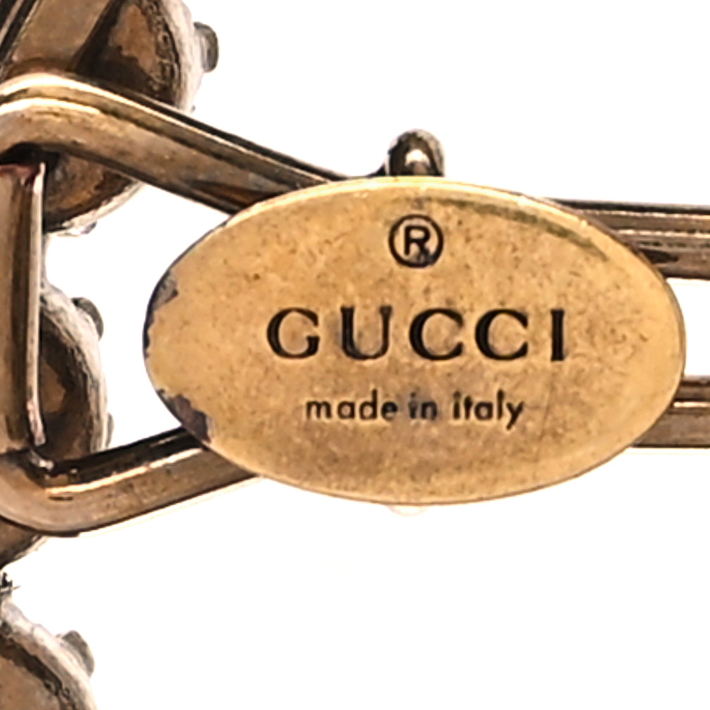 ヘアアクセサリー Yellow Crystal-Embellished Interlocking G Hair Clip GUCCI Metal Crystal Hairslide Tennis Interlocking G Hair