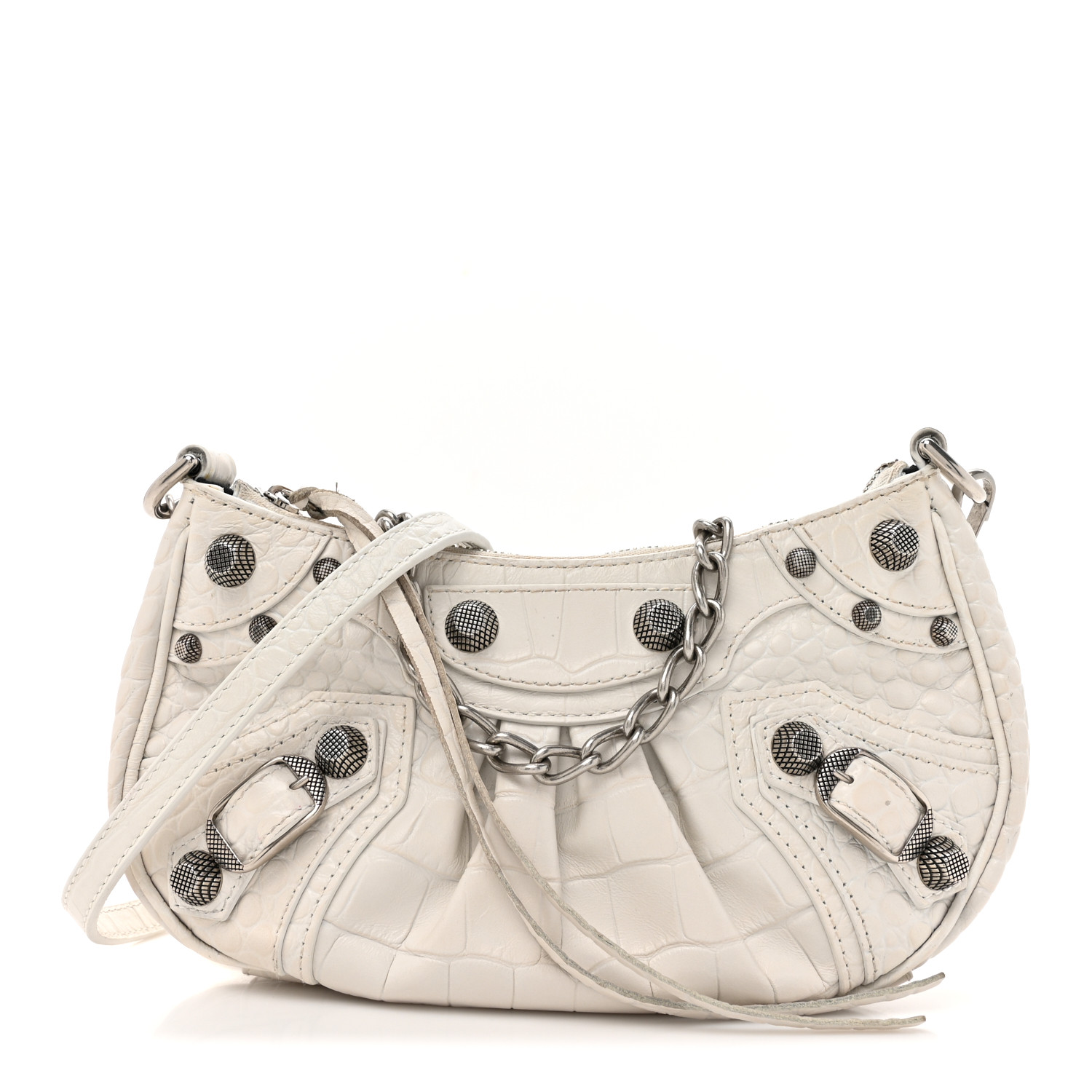 【バレンシアガ】セール！LE CAGOLE ミニ ダッフルバッグ White BALENCIAGA】LE CAGOLE ミニ ダッフルバッグ 2色 Mサイズ