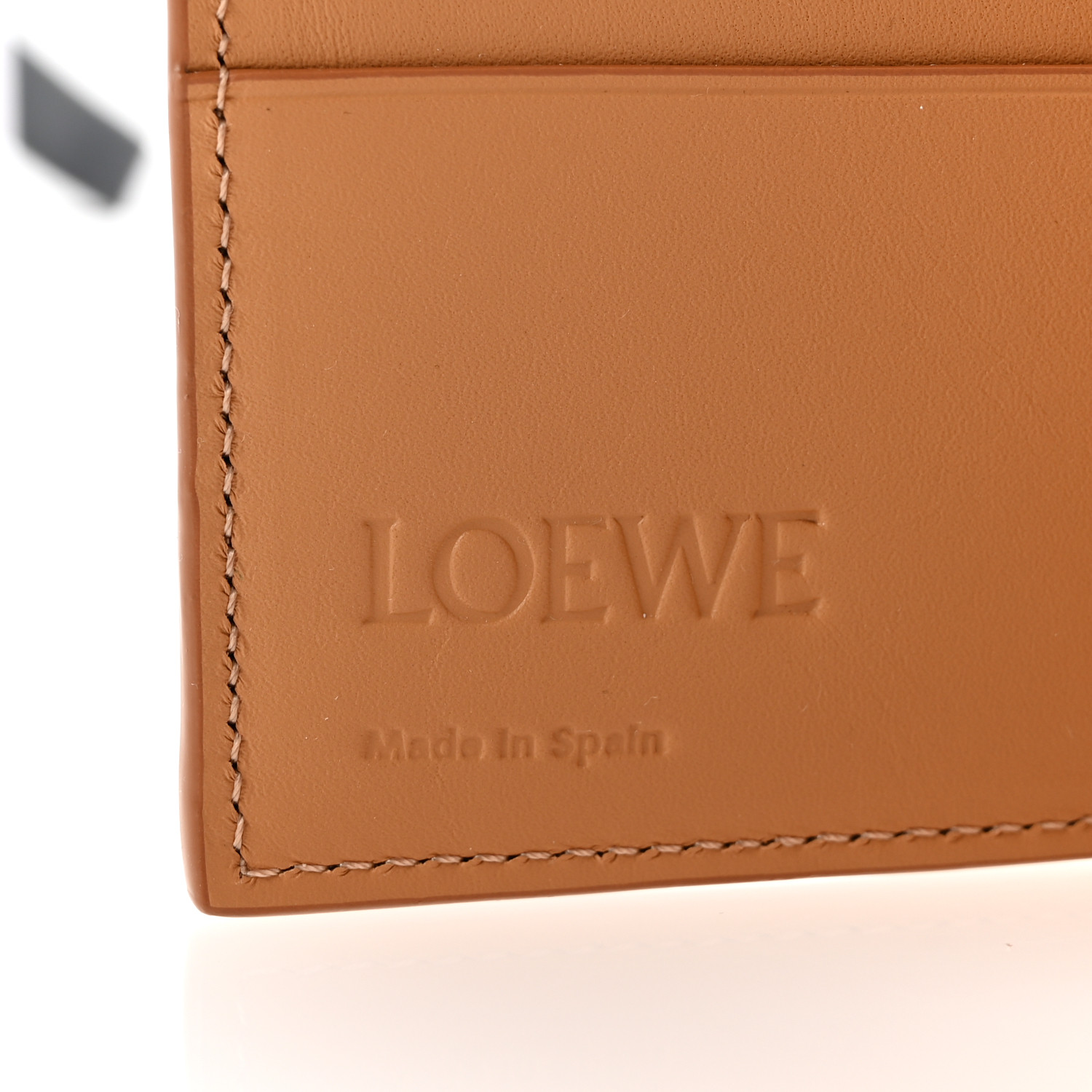 LOEWE Satin Calfskin Anagram Bi-fold Wallet Warm Desert