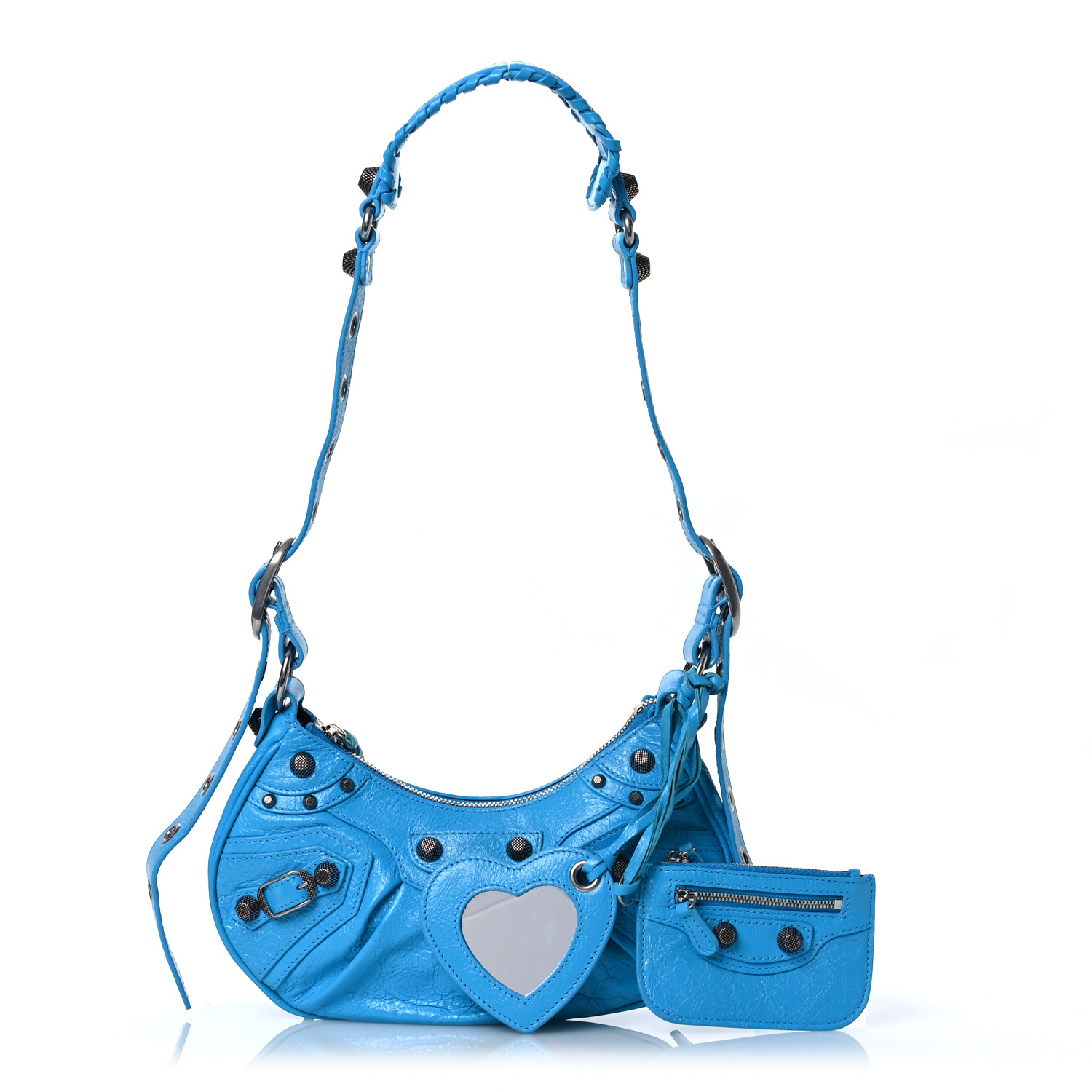 ショルダーバッグ・ポシェット Balenciaga Le Cagole S Shoulder Bag In Arena Leather Balenciaga Le Cagole XS Neon Orange Arena Leather Shoulder