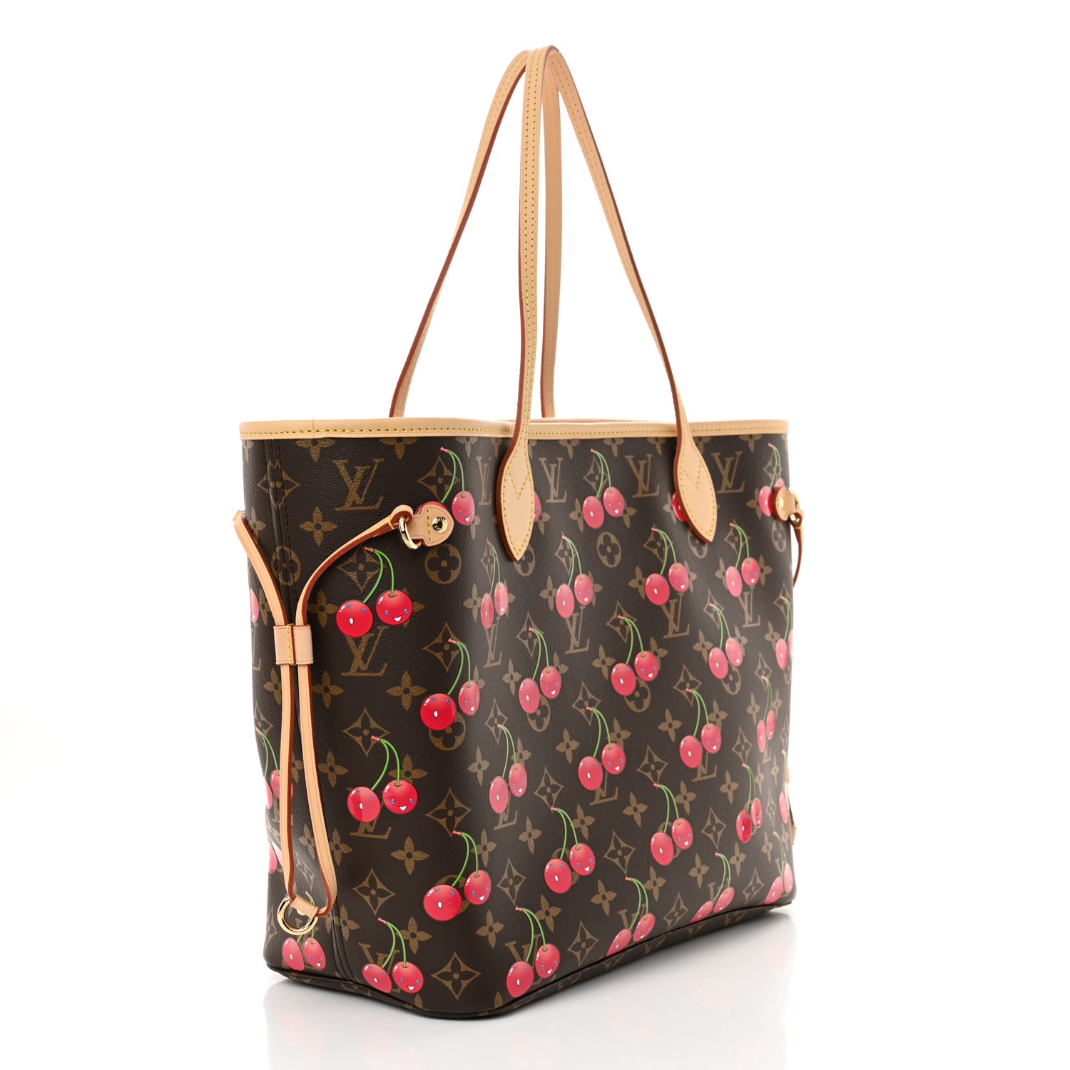 LOUIS VUITTON LV X TM Monogram Cerises Neverfull MM 1660740