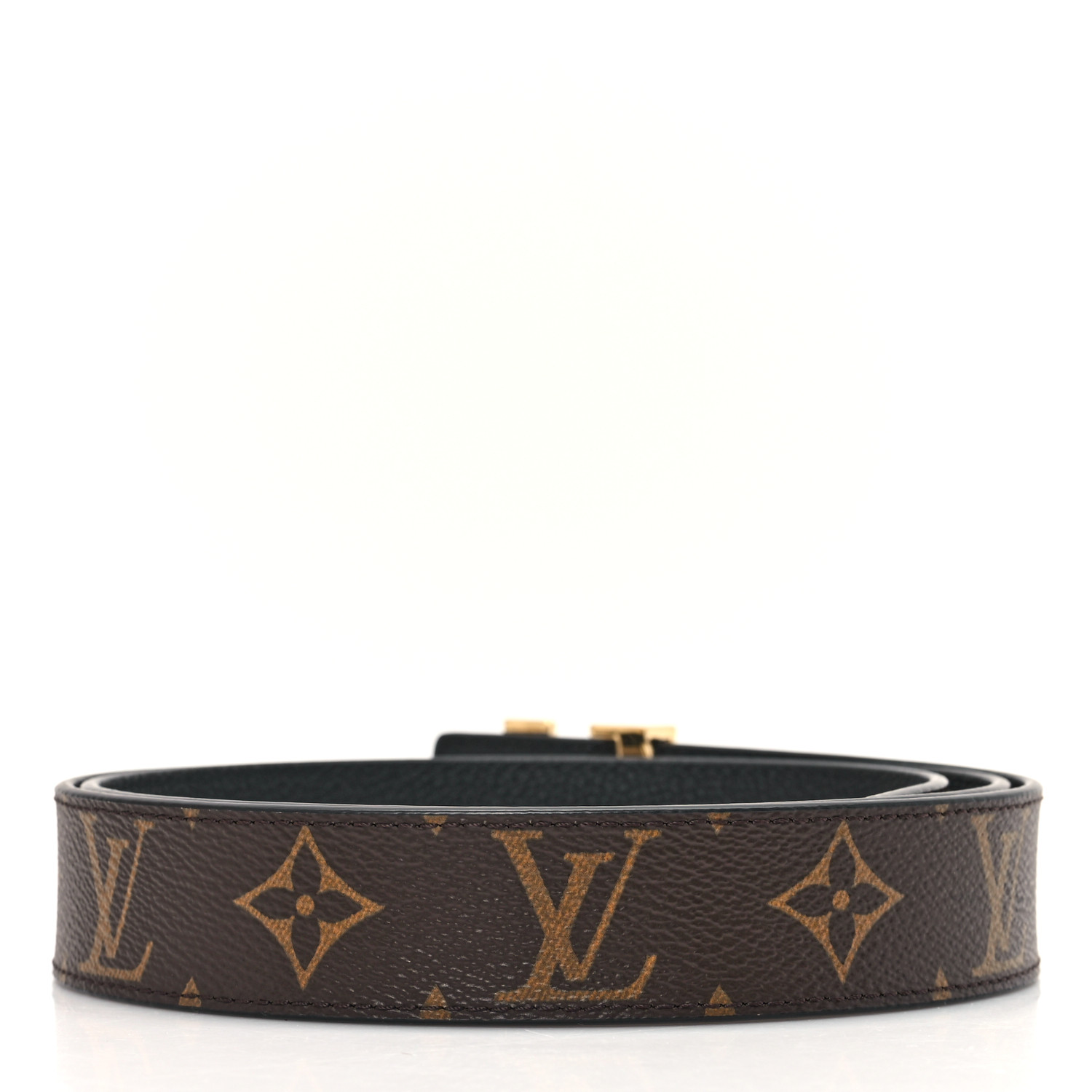 Louis Vuitton ブラック ベルト95/38 LOUIS VUITTON Damier Graphite Damier Infini 40mm LV