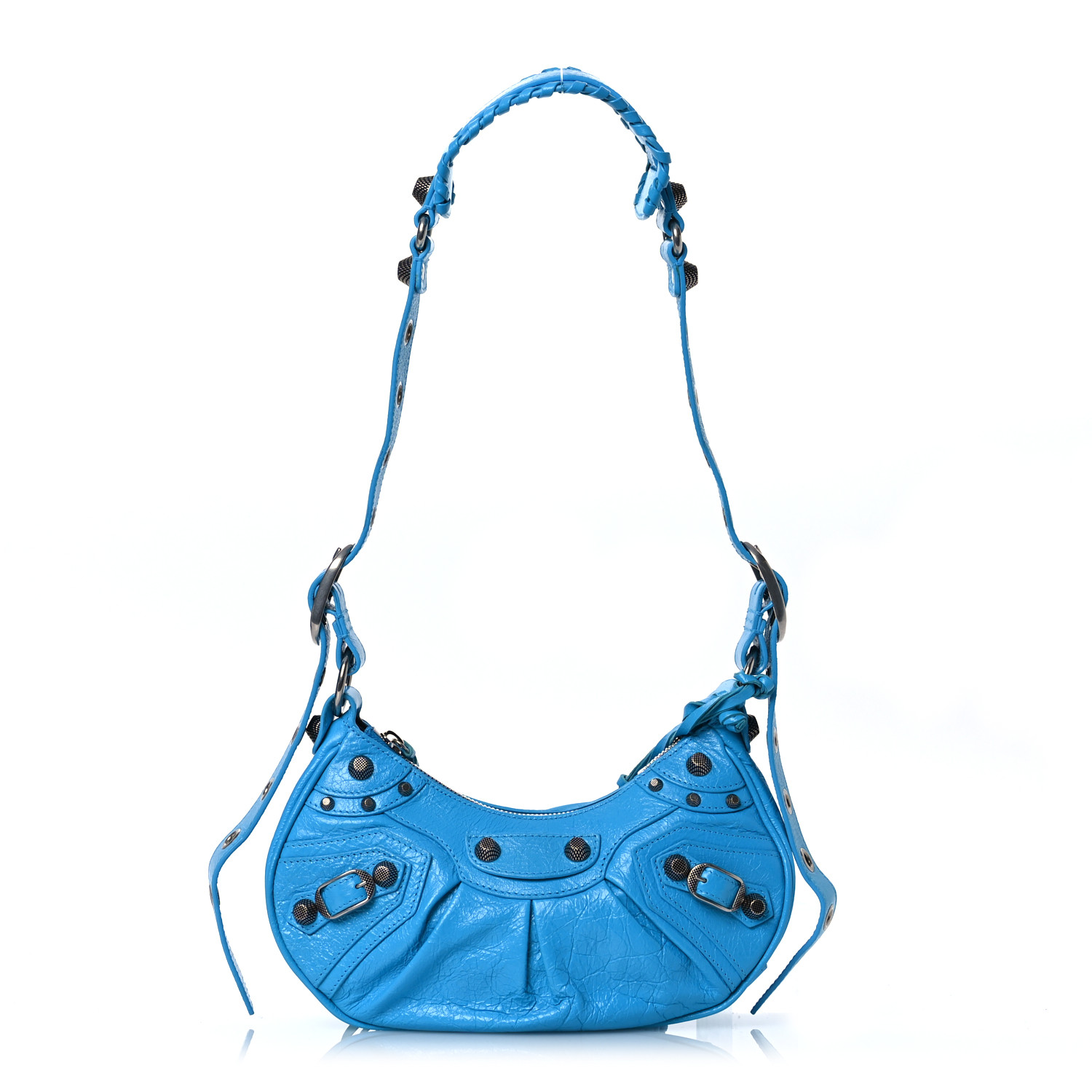 ショルダーバッグ・ポシェット BALENCIAGA LE CAGOLE SHOULDER BAG ARENA LAMB BALENCIAGA Agneau Arena Le Cagole Embellished Shoulder Bag