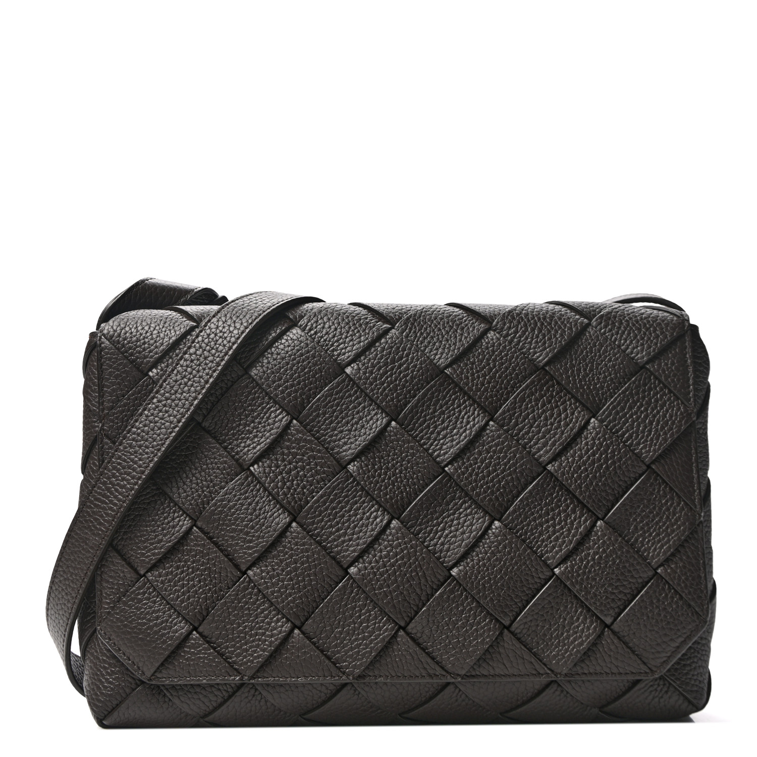 BOTTEGA VENETA Grained Calfskin Intreccio Large Diago
