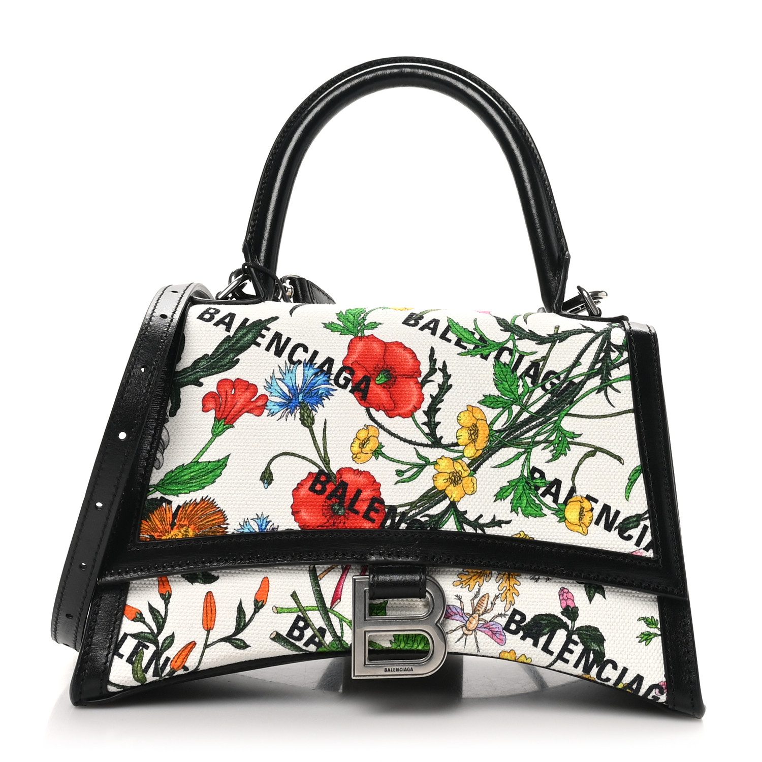 未使用　GUCCI　BALENCIAGA　コラボ　パンプス　フラワー　36 Gucci x Balenciaga Multicolor Floral Printed Canvas/Leather