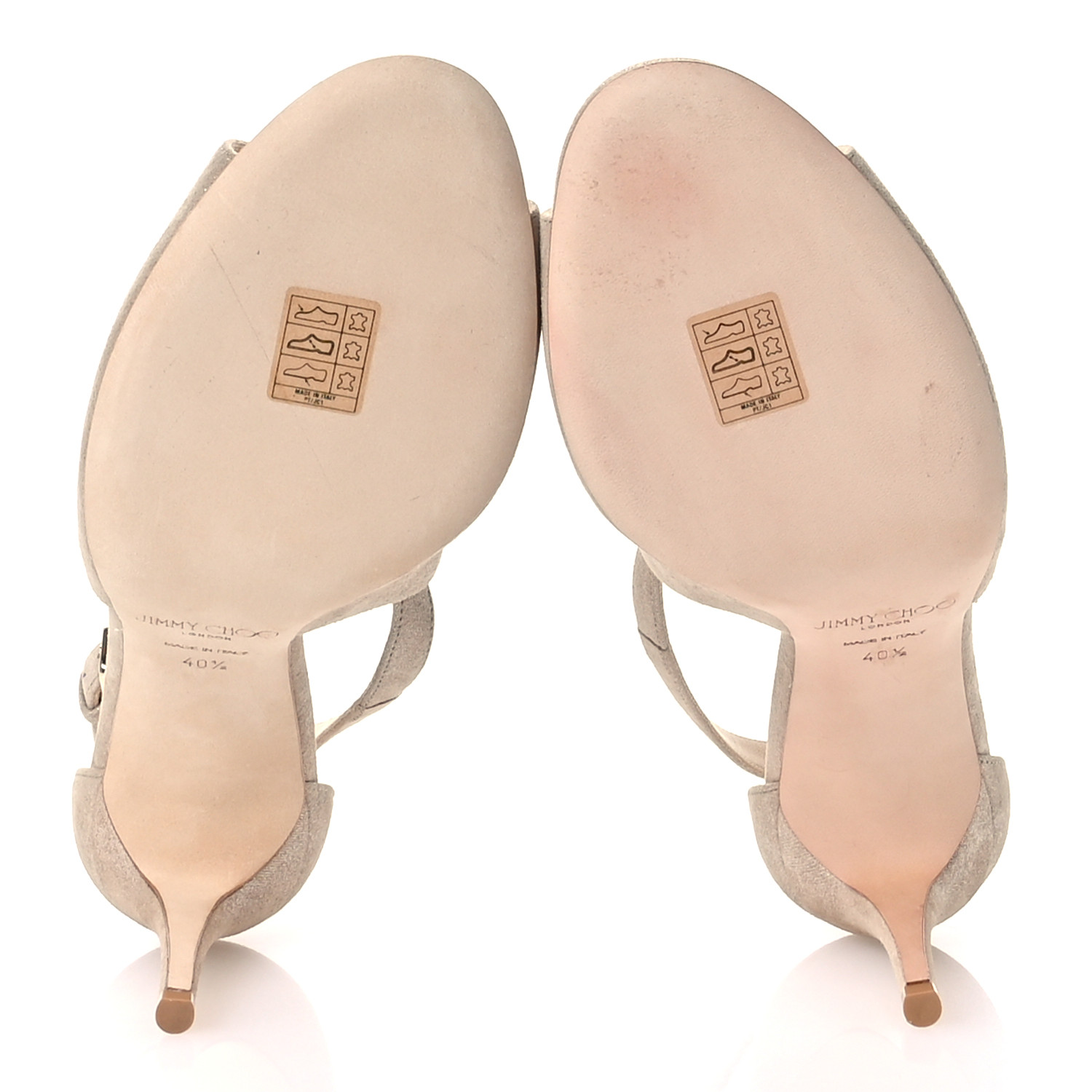 JIMMY CHOO Emily サンダル Emily 85 |Gold Glitter Fabric Sandals | JIMMY CHOO