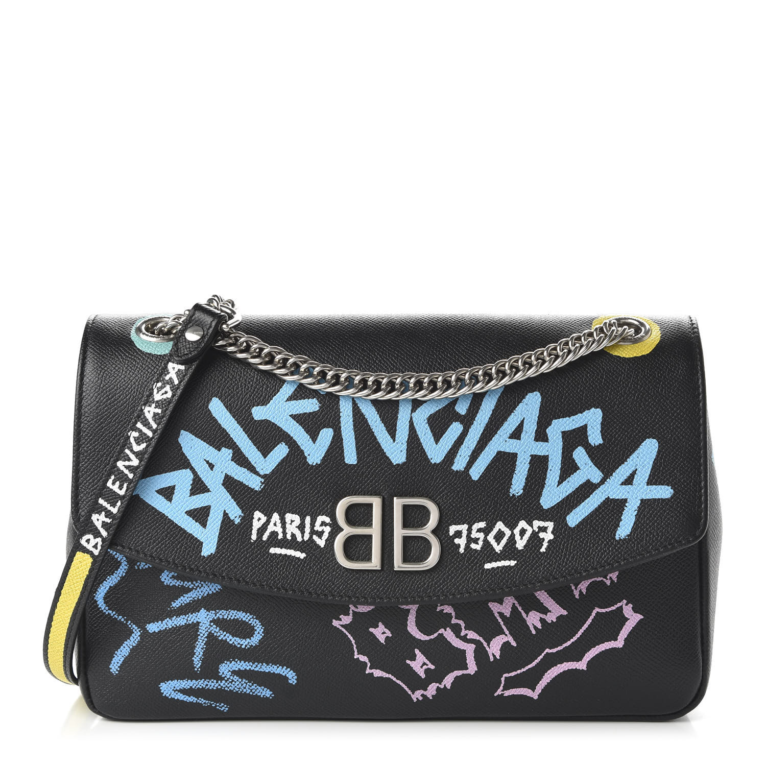 balenciaga graffiti crossbody bag