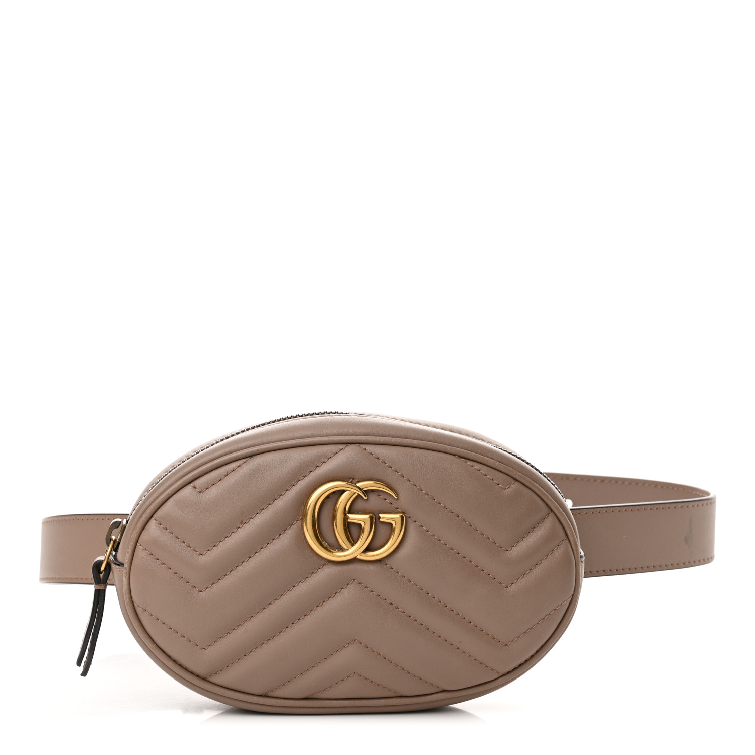 【SALE】【GUCCI 】 GG Marmont Belt bag バッグ GUCCI Calfskin Matelasse GG Marmont Belt Bag 85 34 Porcelain