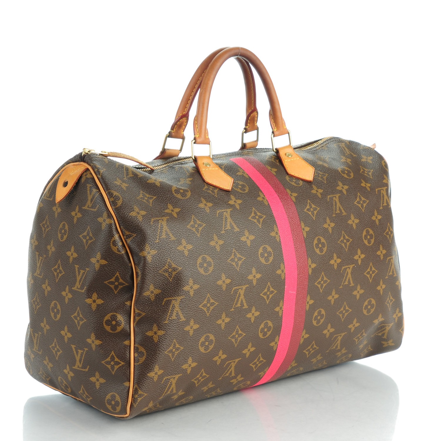 LOUIS VUITTON Monogram My LV Heritage Speedy 40 Bordeaux