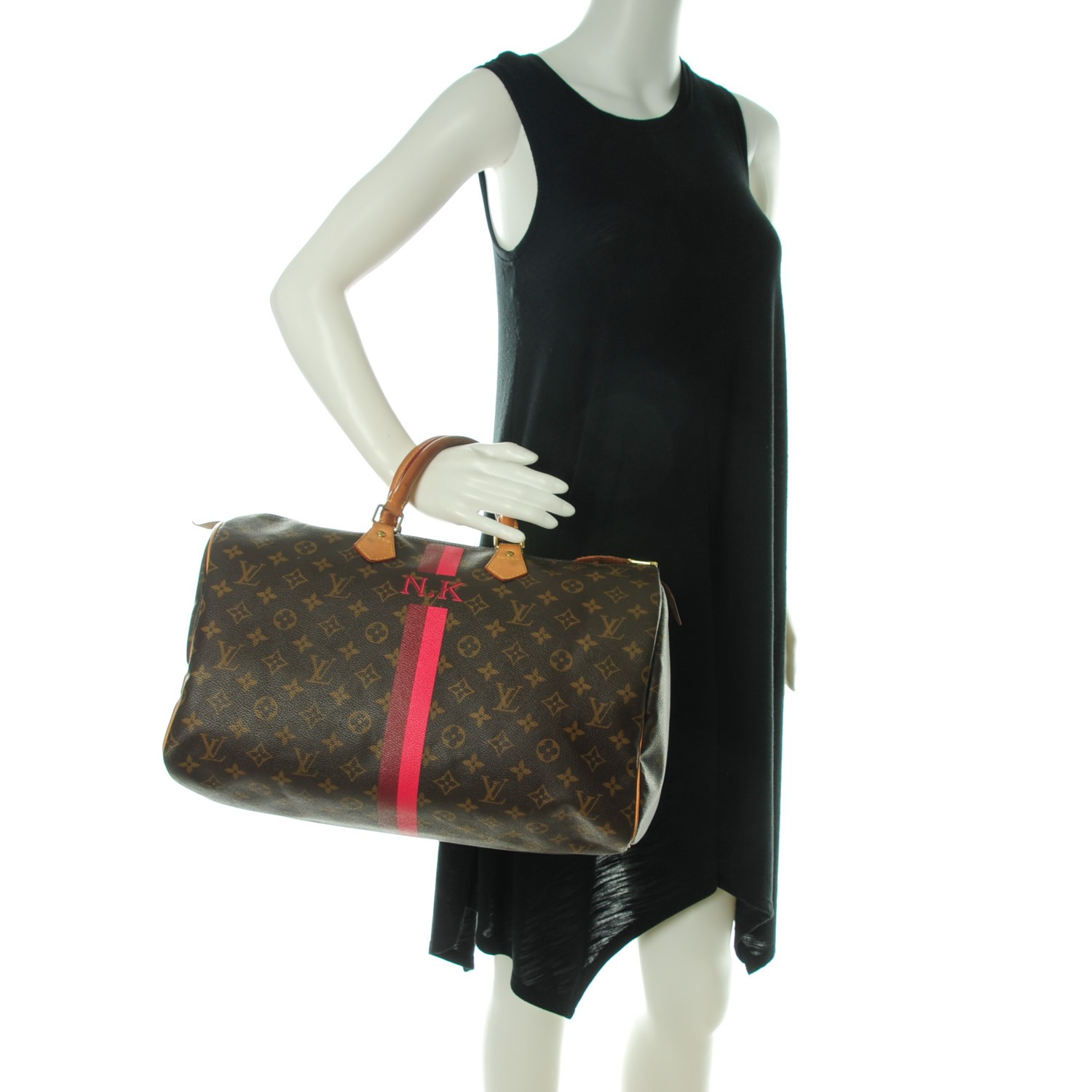 LOUIS VUITTON Monogram My LV Heritage Speedy 40 Bordeaux