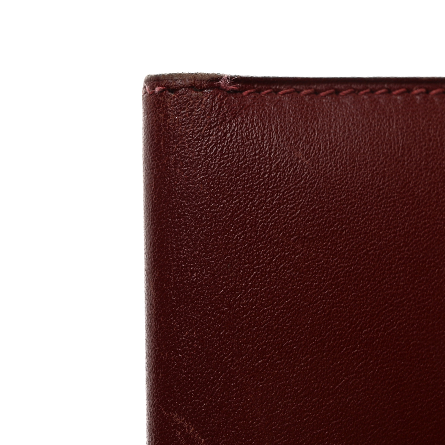 HERMES Box Bearn Gusset Wallet Rouge H 1389602 | FASHIONPHILE