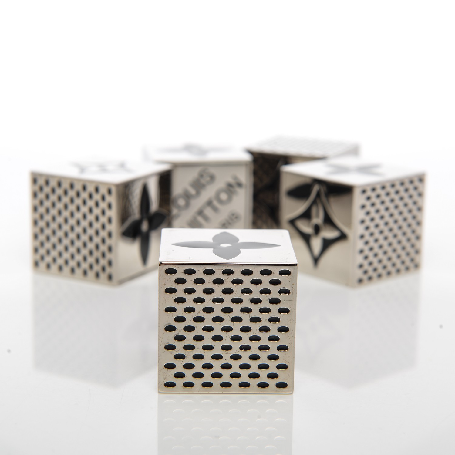 LOUIS VUITTON Metal Magnetic Cube Game VIP Puzzle 197045