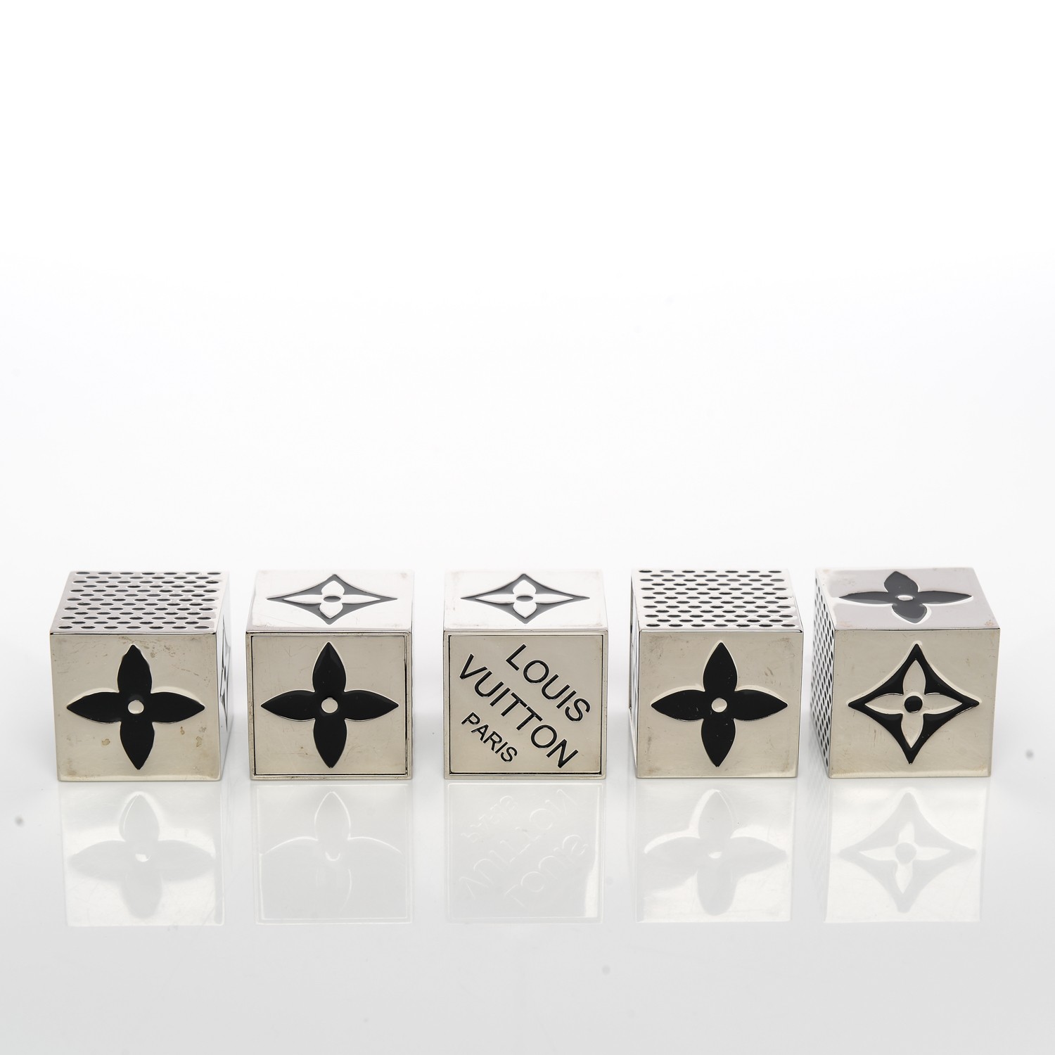 LOUIS VUITTON キューブゲーム LOUIS VUITTON Vintage Cube Game Monogram Silver Novelty