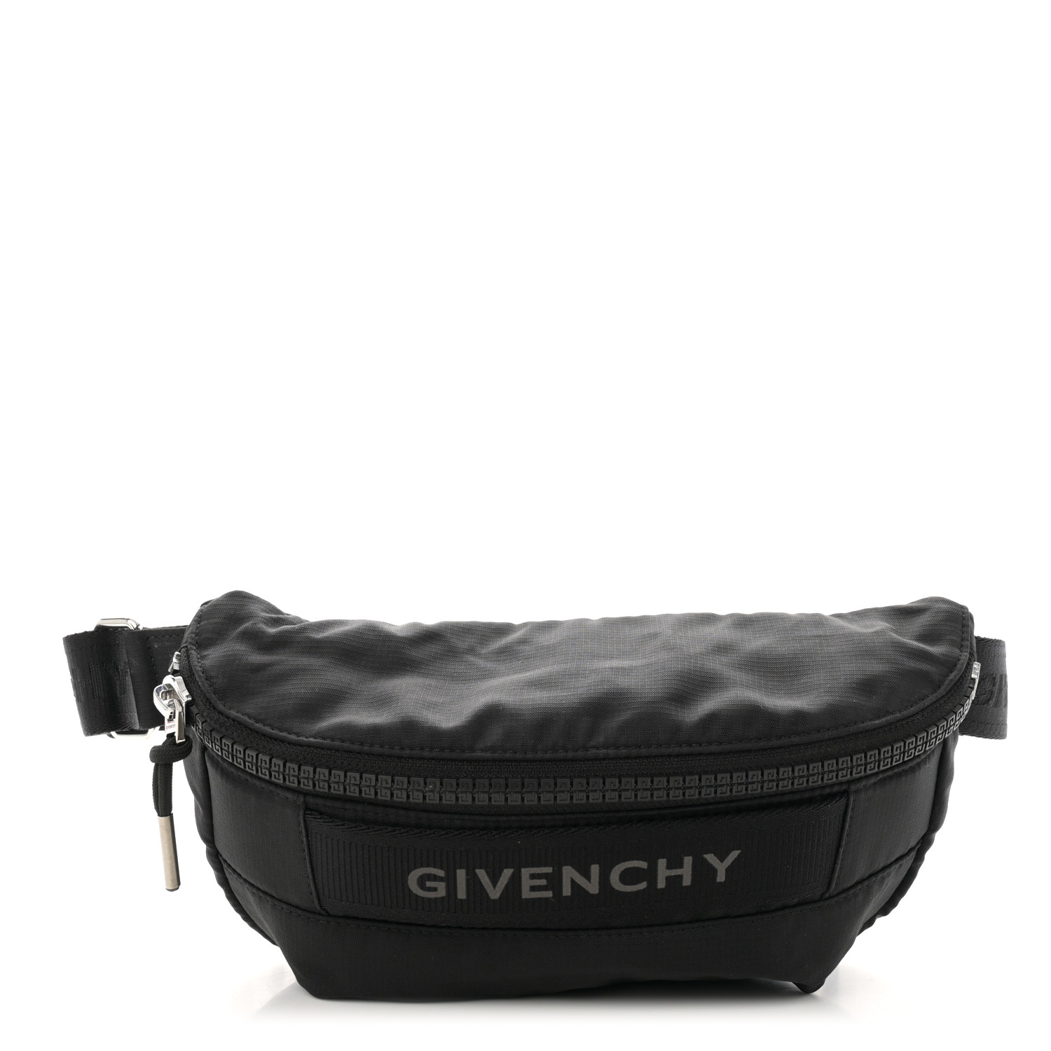 GIVENCHY Nylon G-Trek Bum Bag Black 1521155 | FASHIONPHILE