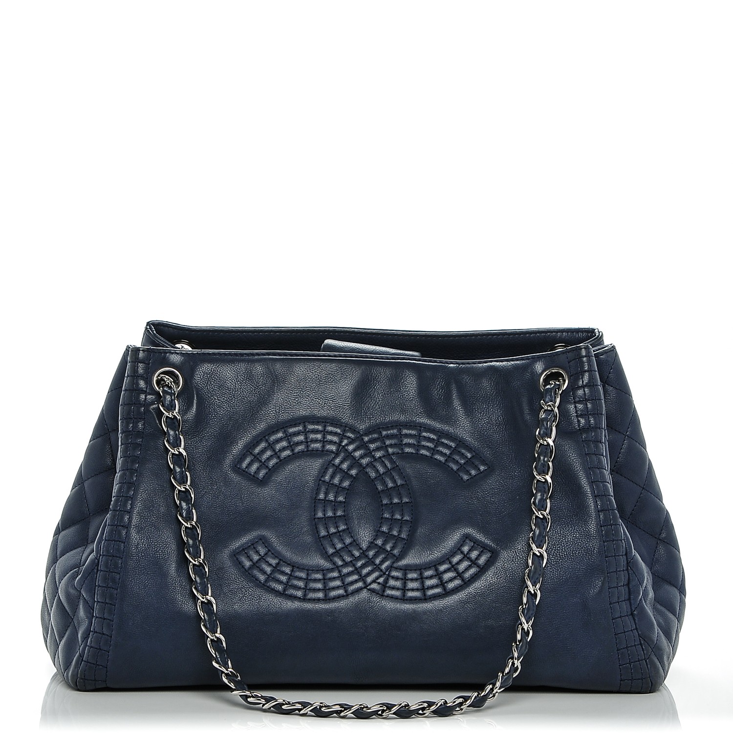 小物 CHANEL CHANEL Quilted Leather Jumbo Flap Bag Black
