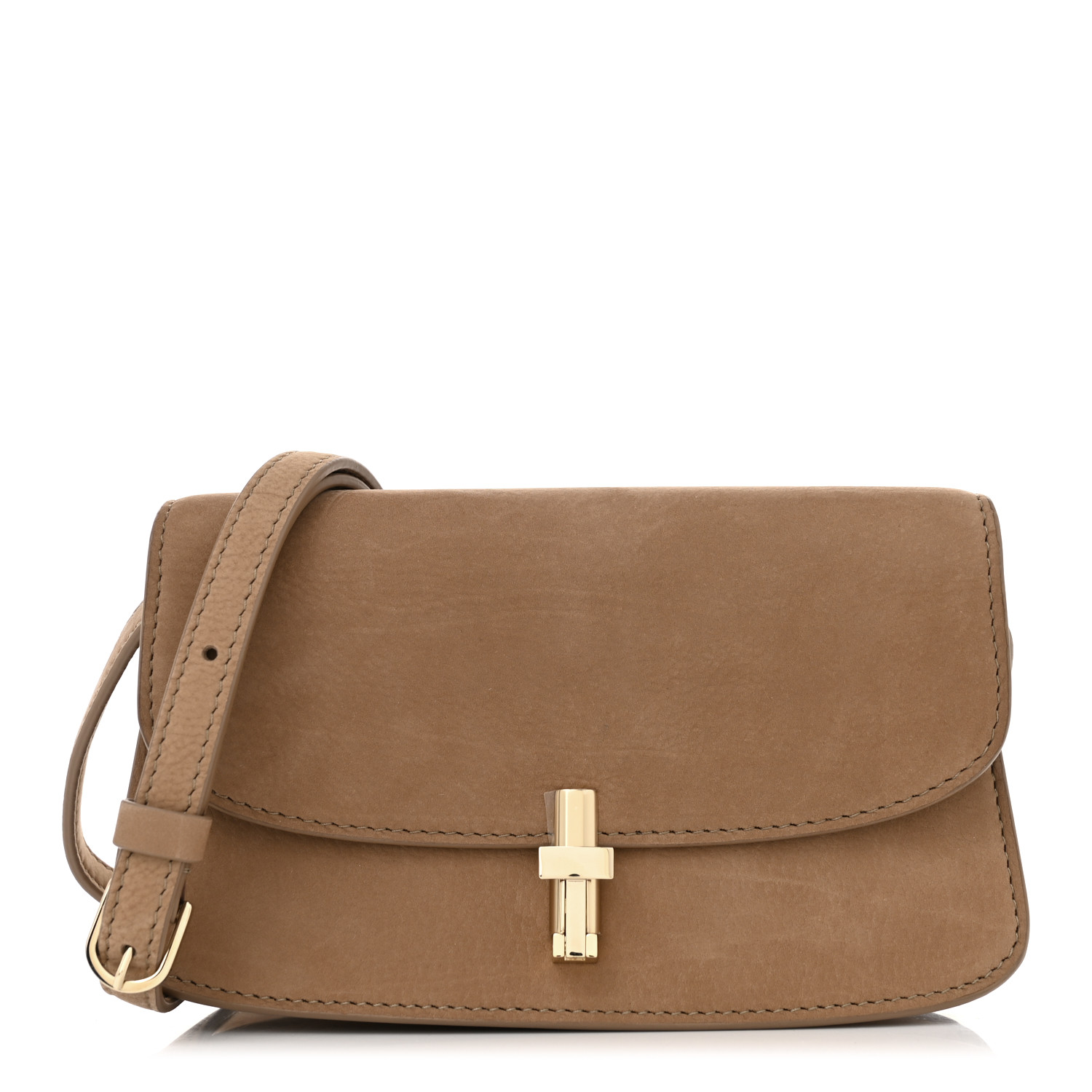 関税込★ THE ROW ザ・ロウ E/W Sofia in suede Leather tundra THE ROW Nubuck E/W Sofia Crossbody Tundra 1643196 | FASHIONPHILE