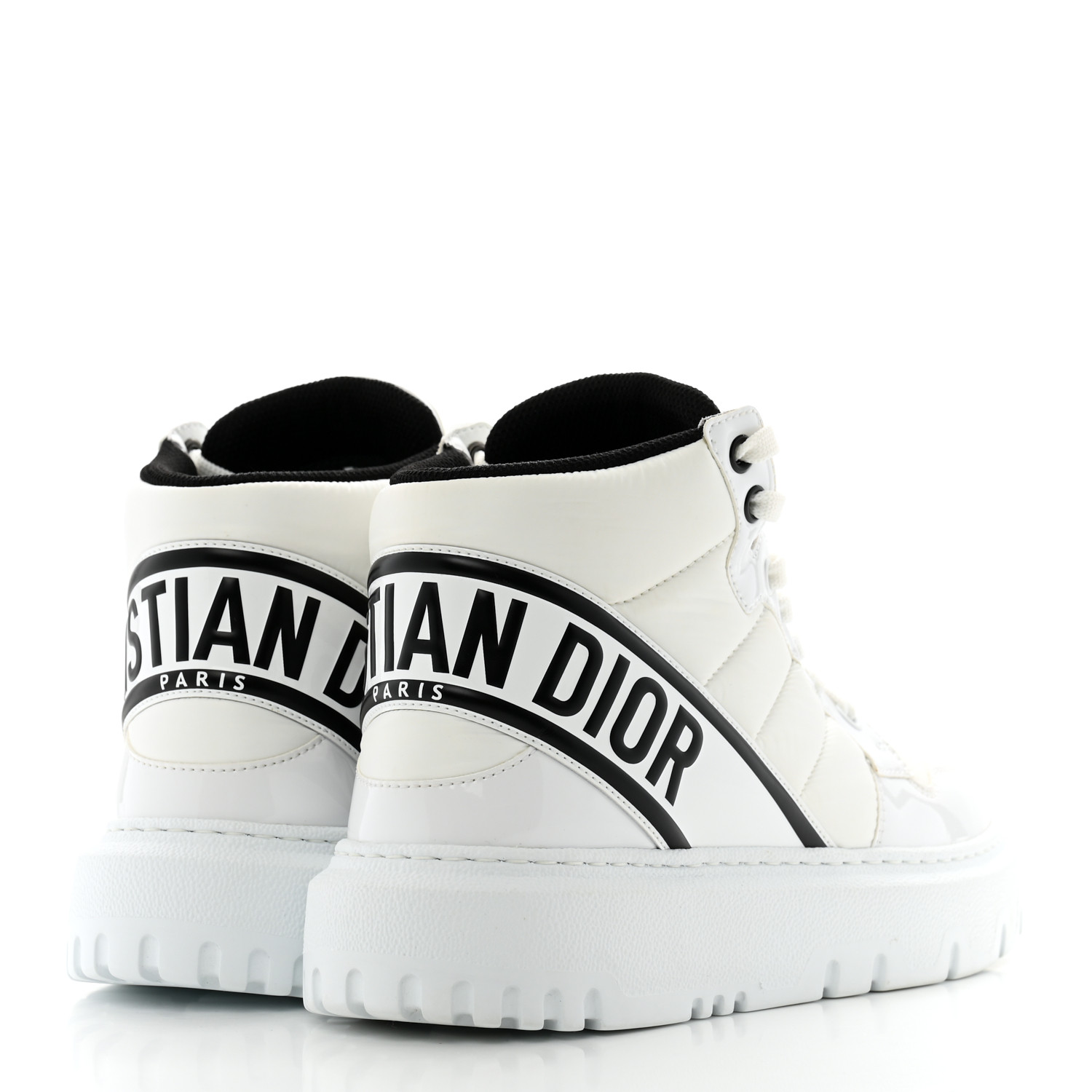 CHRISTIAN DIOR Nylon Fabric Womens D-Player High Top