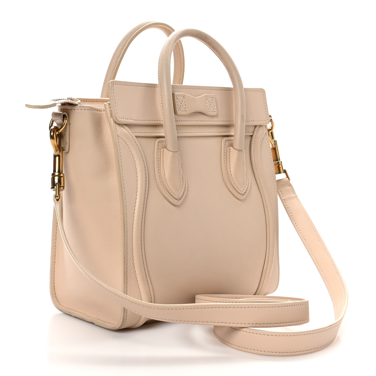 【CELINE 】バッグ NANO LUGGAGE デューン ベージュ　美品 CELINE 】バッグ NANO LUGGAGE デューン ベージュ 美品 - メルカリ
