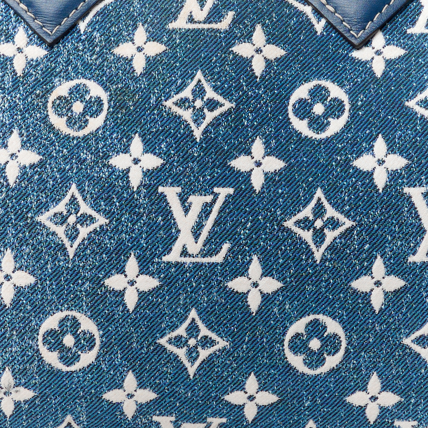 ルイ・ヴィトン LOUIS VUITTON Monogram Jacquard Denim Speedy Bandouliere 25