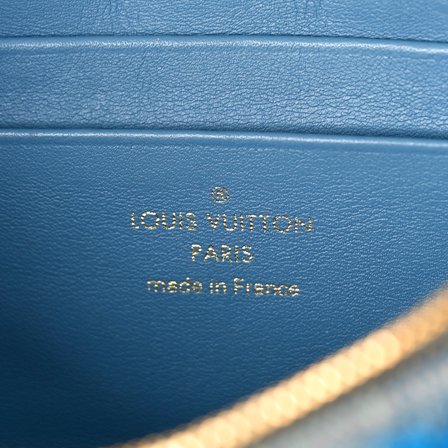 Louis Vuitton 青色 刺繍 ノースリーブ M Louis Vuitton 青色 刺繍 ノースリーブ M