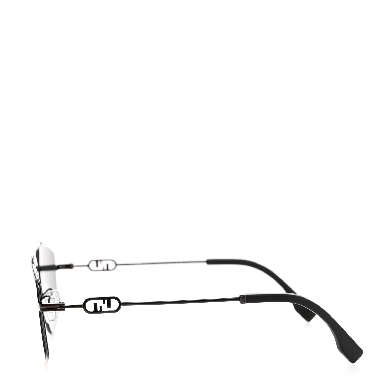 ♡サチ♡FENDIサングラス ブラック FENDI Metal Square Sunglasses FE40079U Black 1492640
