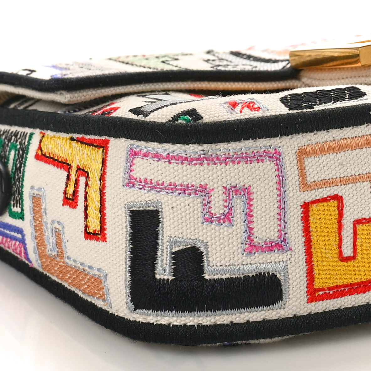 【送料無料ライン/39ショップ】 Canvas FENDI Vitello Valentines Chinese Embroidered FF Seta その他