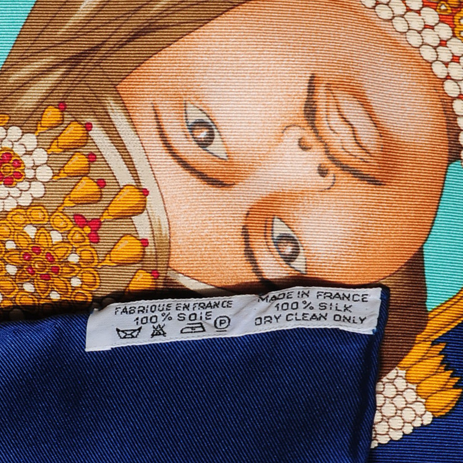 HERMES Silk Splendeur Des Maharajas Scarf 90 108996