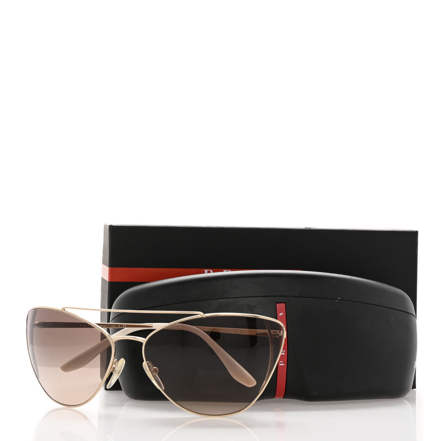 PRADA SPR65T サングラス メタル Prada SPR65Z Oval Sunglasses | Fashion Eyewear US