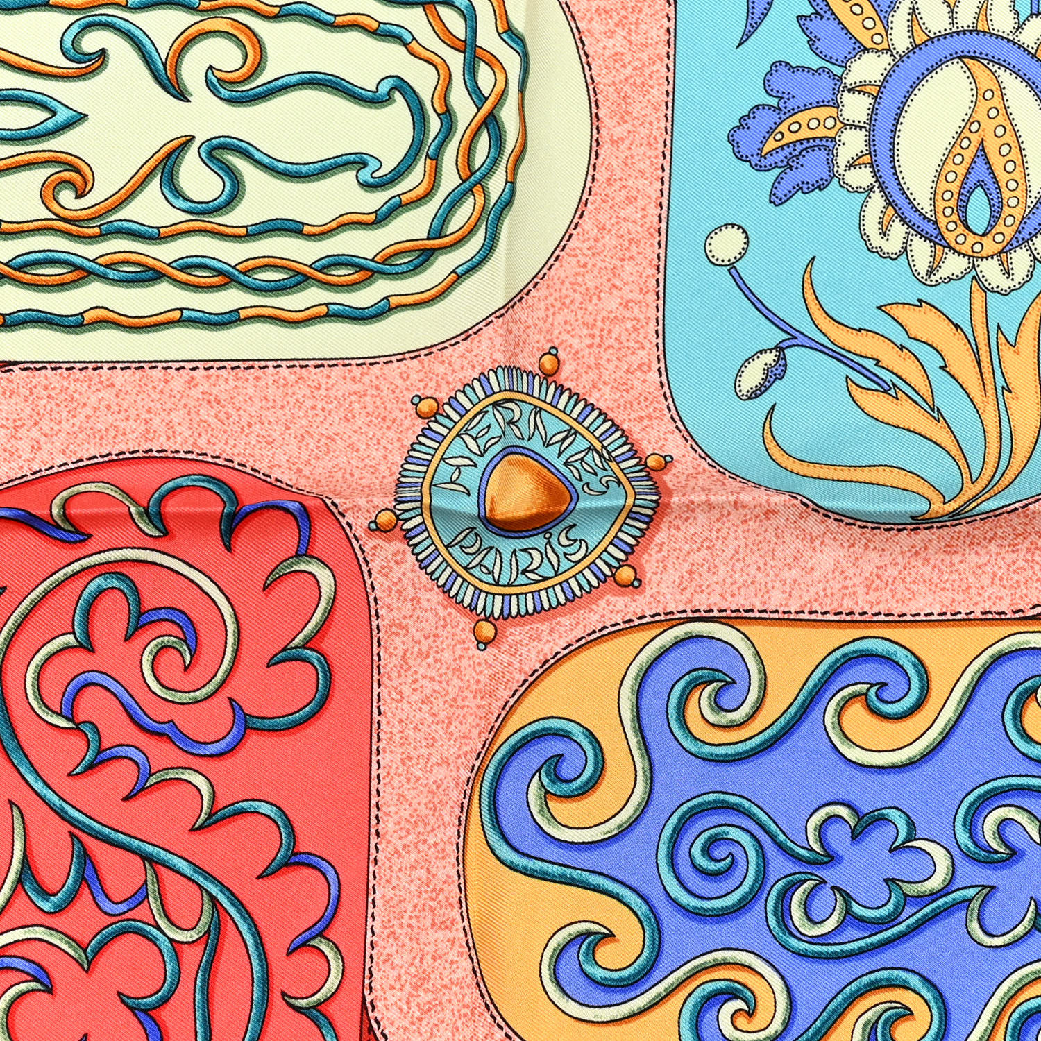 【日常にちょっとした贅沢を】HERMES Festival des Amazones HERMES “Festival des Amazones” Silk Scarf | eBay