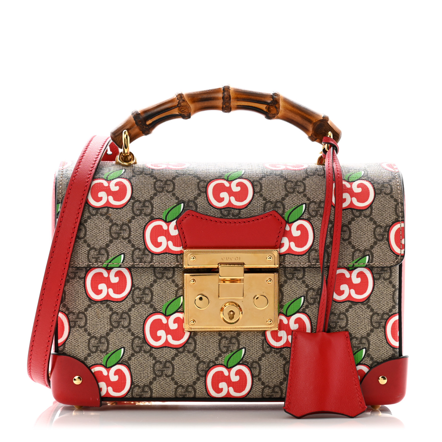 ショルダーバッグ・ポシェット GUCCI GG SUPREME PADLOCK SHOULDER BAG Gucci GG Supreme Monogram Bee Padlock Shoulder Chain Bag