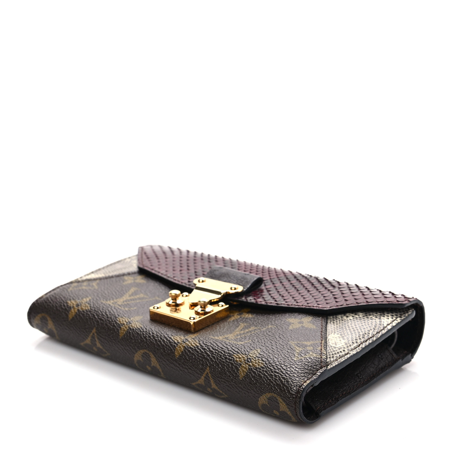 LOUIS VUITTON Monogram Python Ostrich Lizard Majestueux