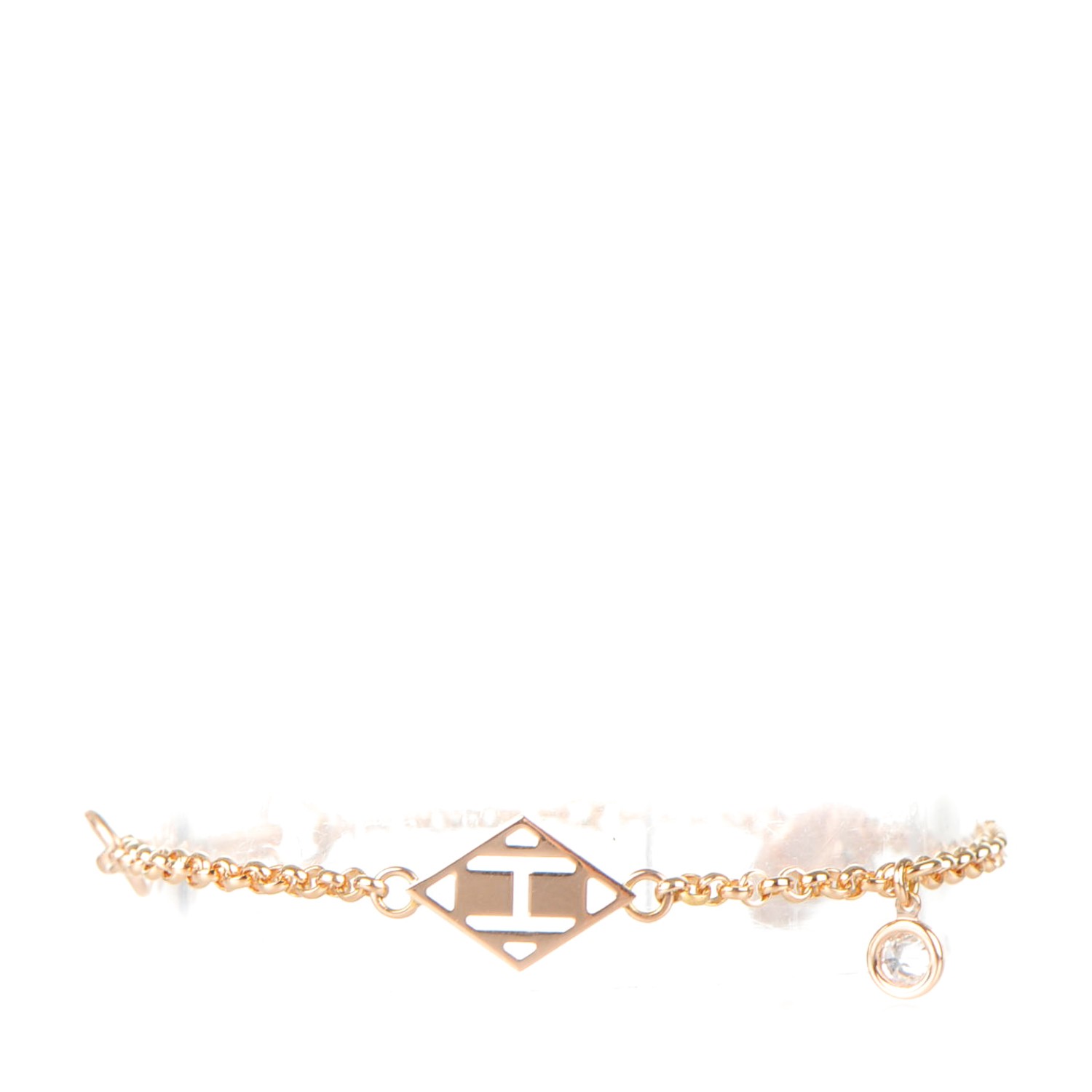 HERMES 上品 稀少ブレスレット ダイヤ ローズゴールド Gambade HERMES 18K Rose Gold Diamond Gambade Bracelet SH 173287