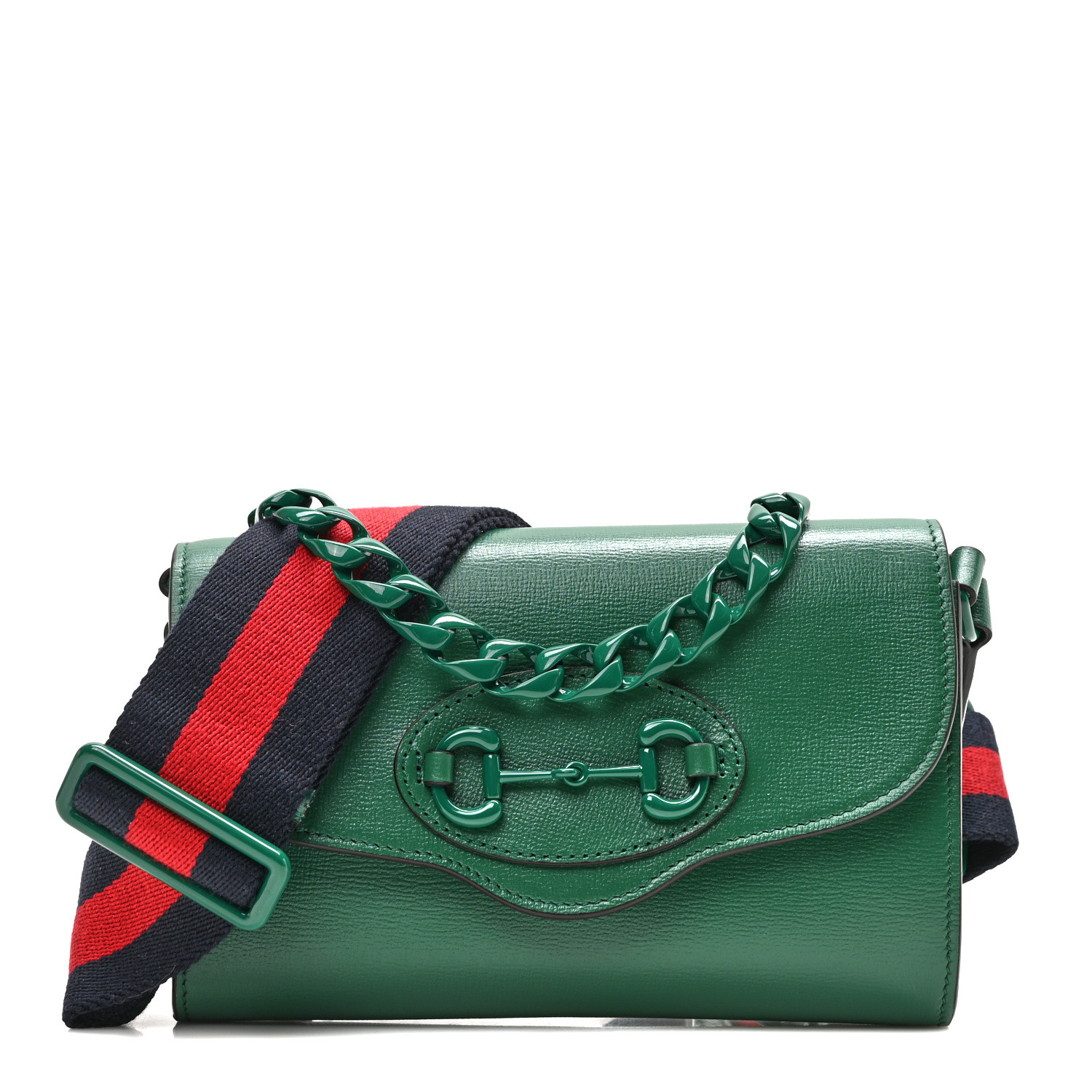【GUCCI】H SHOUL S G.1955 HORS AZALEA◆6022041DB0G GUCCI Azalea Calfskin Snakeskin Horsebit 1955 Shoulder Bag