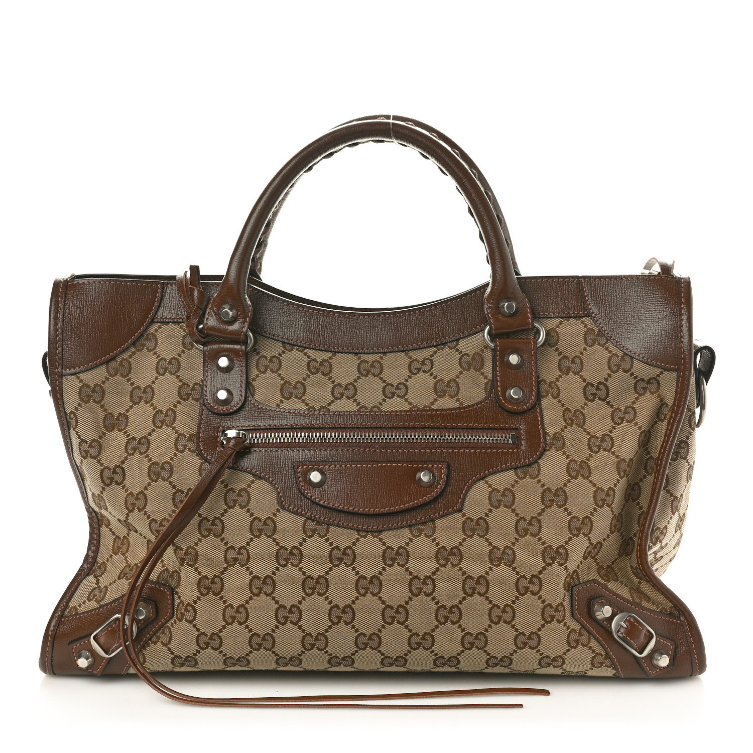 モカ吉ページ Gucci Wallet With GG Detail 'Beige Ebony Supreme' 768243