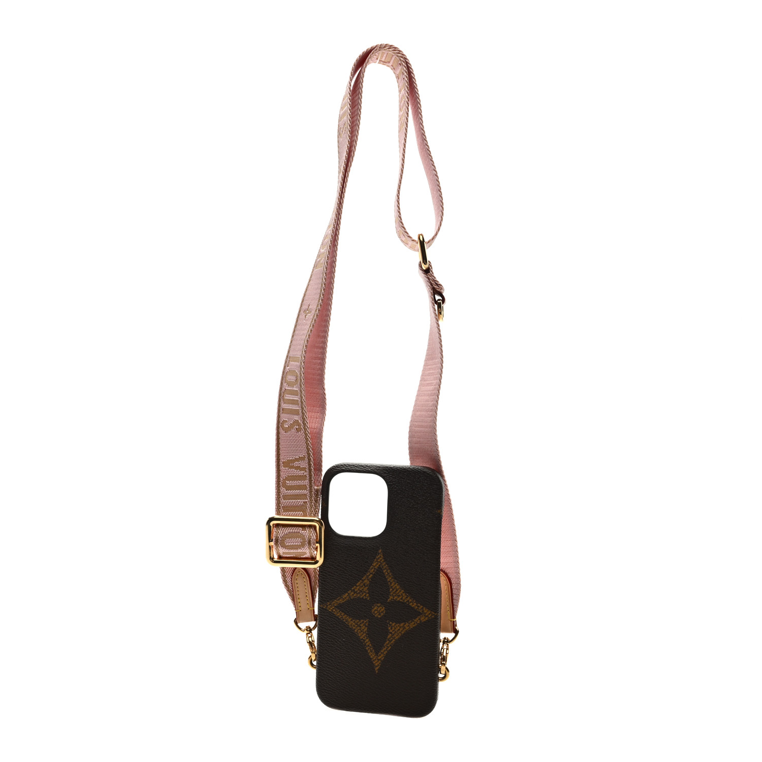 LOUIS VUITTON Monogram Bumper On Strap iPhone 13 Pro