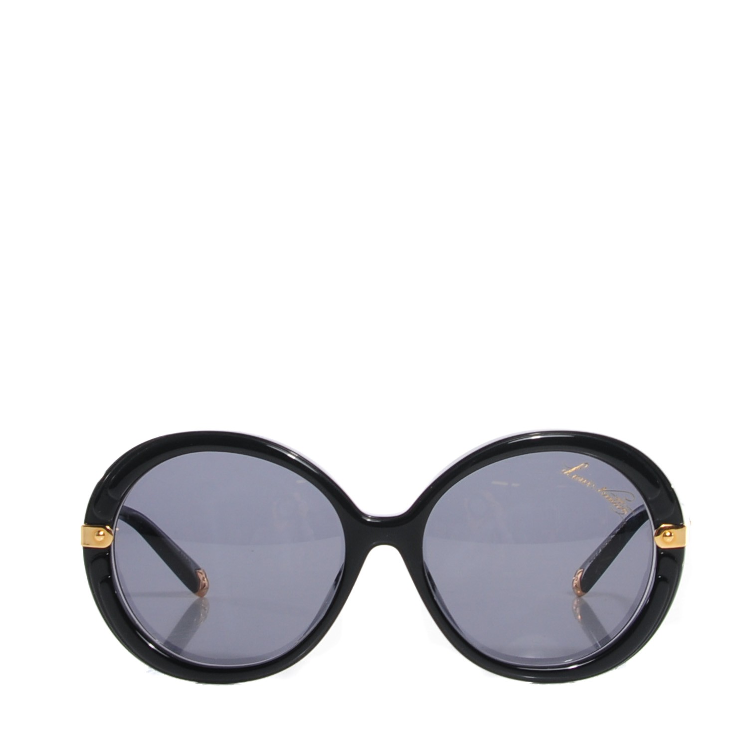 LOUIS VUITTON Anthea Sunglasses Z0429E Black 113046