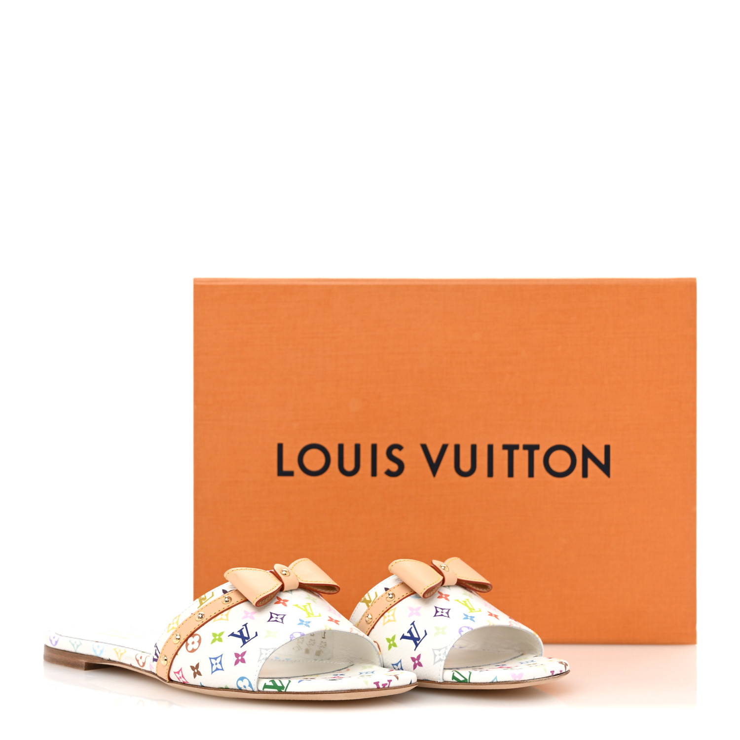 LOUIS VUITTON モノグラムミュール 39 Louis Vuitton White