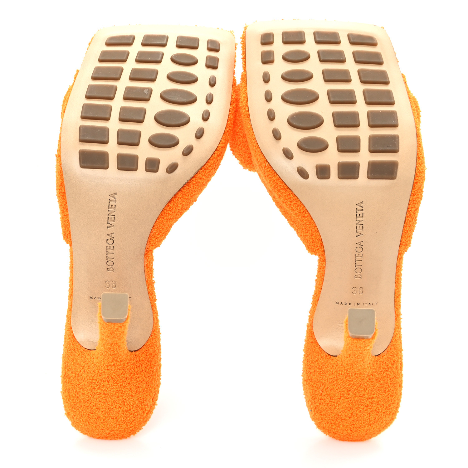 BOTTEGA VENETA Stretch Sandal Easy Towel Sandal 38 Tangerine