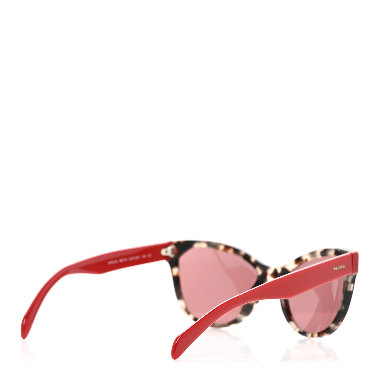プラダ サングラス SPR 21S 赤 べっ甲 PRADA Acetate Sunglasses SPR 21S Tortoise Red 1691647
