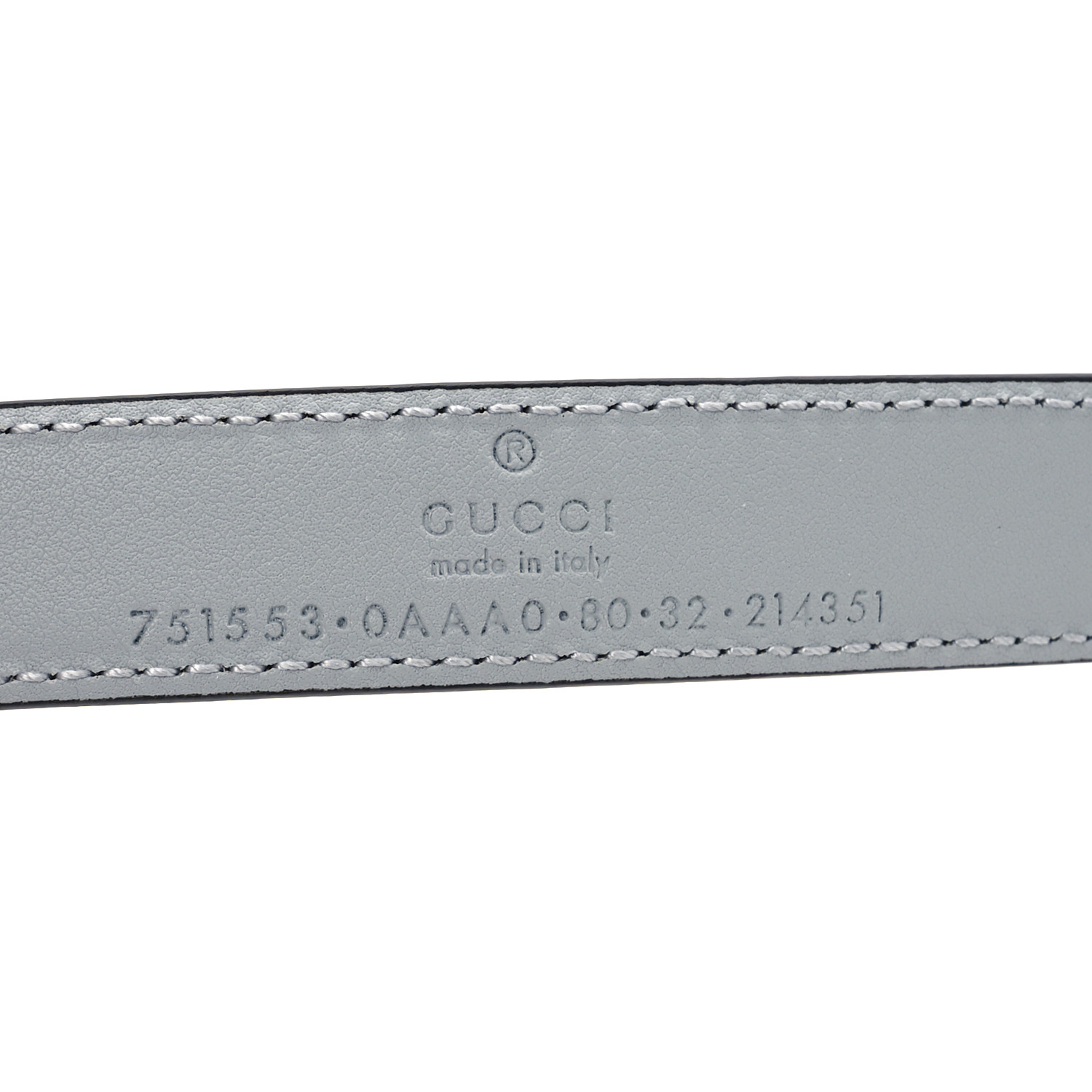 GUCCI ベルト 80/32 GUCCI Web Feline Buckle Belt 80 32 Blue Red 1279461