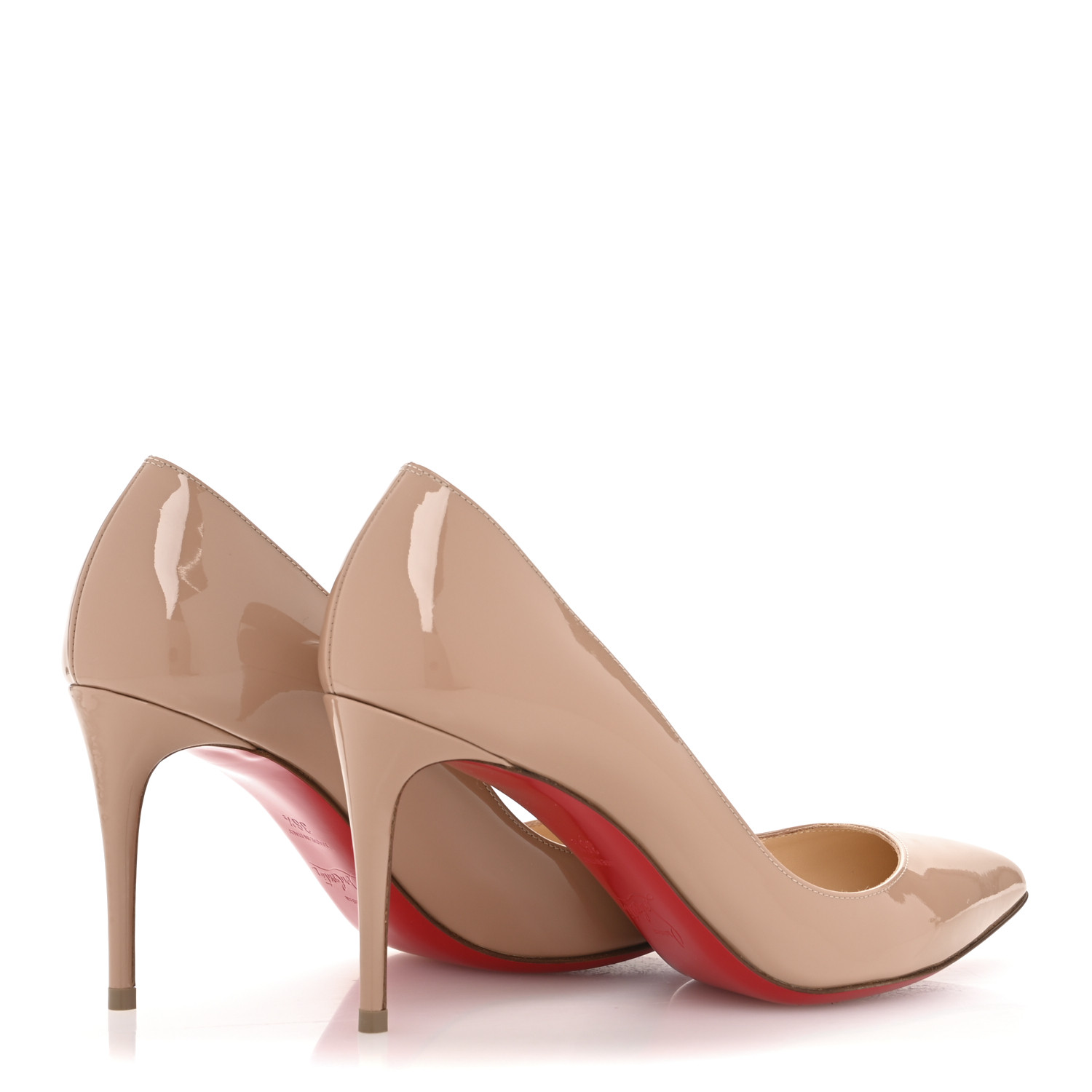 dish！クリスチャンルブタン ピガール フォリーズ ポインテッドトゥ Pigalle - 85 mm Pumps - Patent calf leather - Black - Women