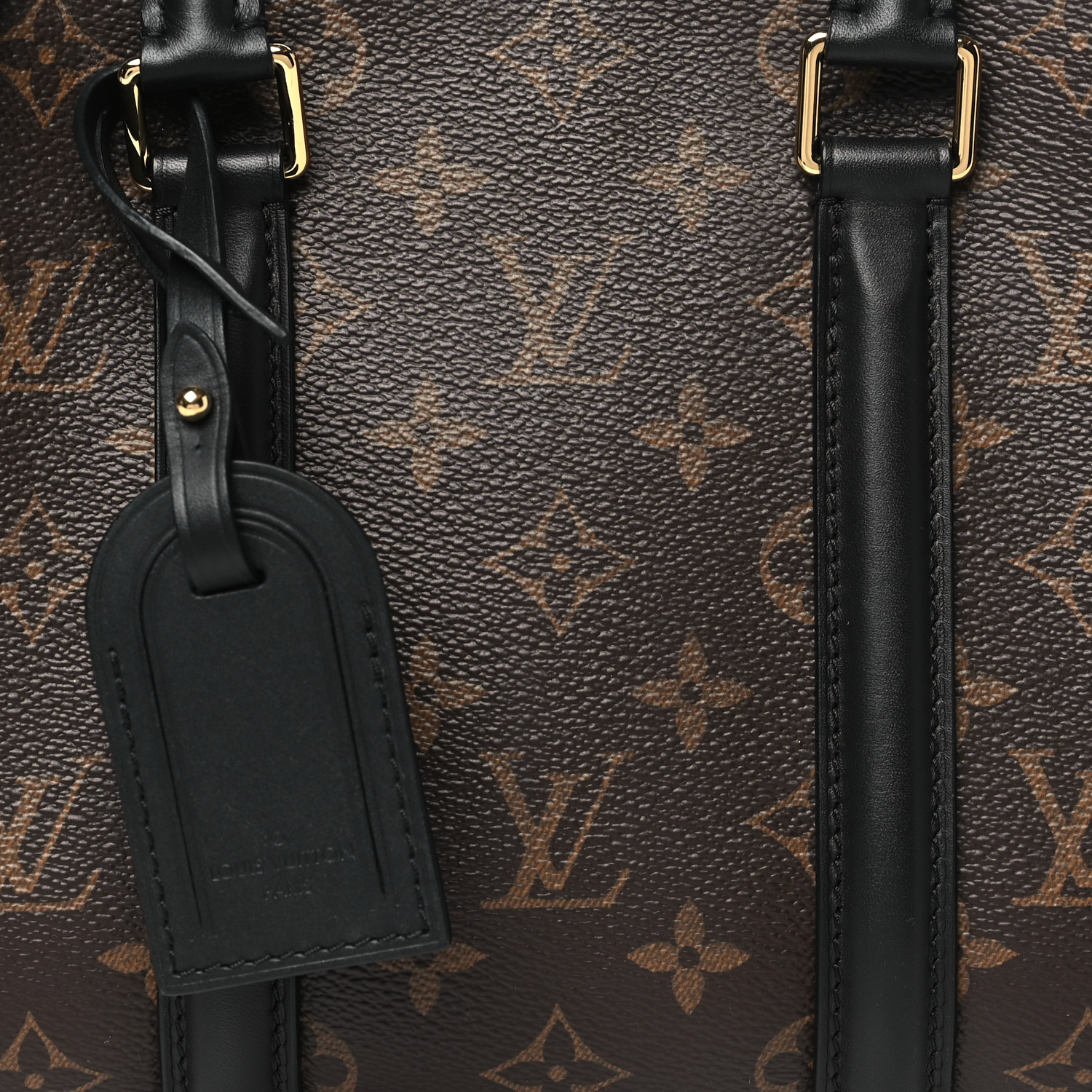 LOUIS VUITTON Monogram Soufflot BB Black 1690749 | FASHIONPHILE