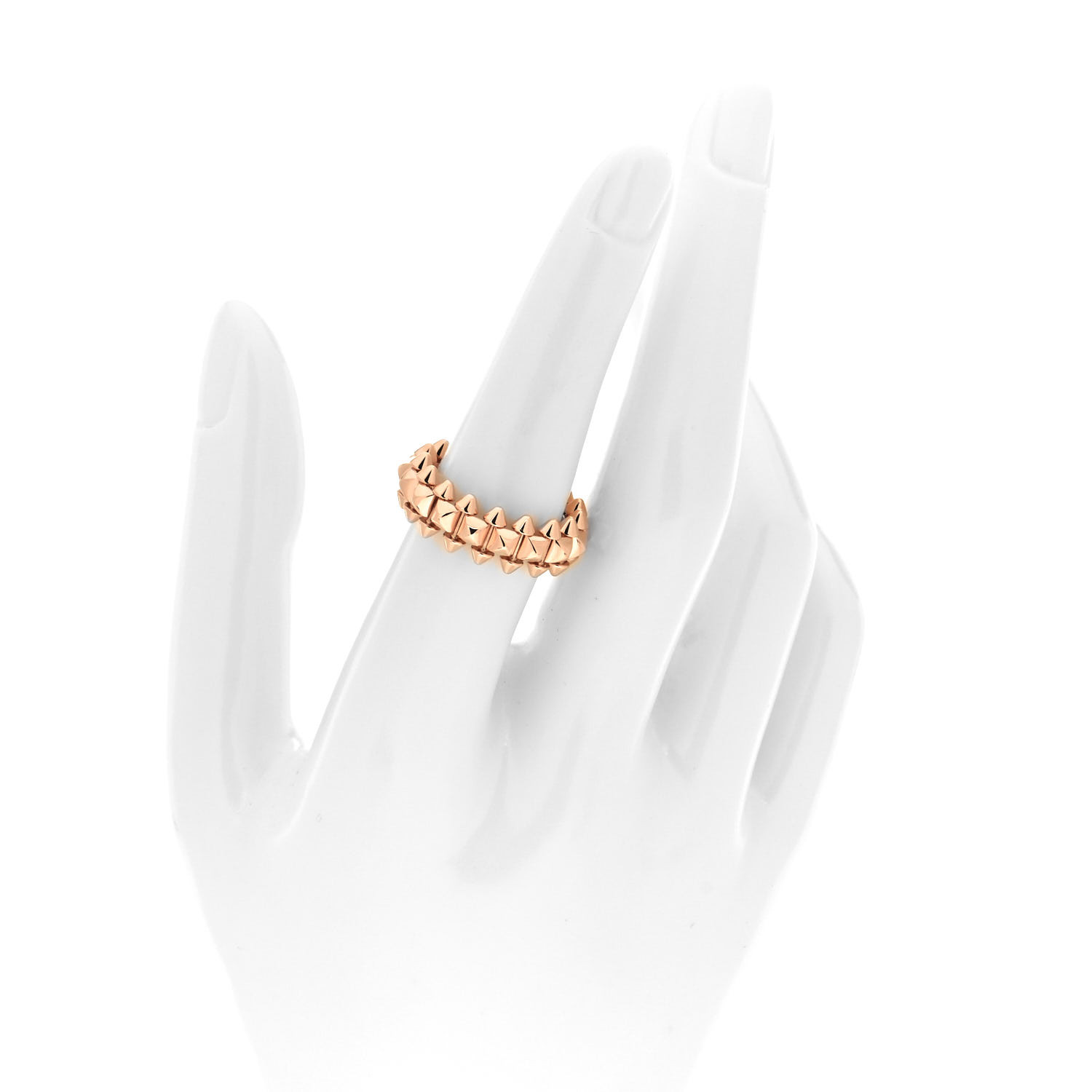 洗練ジュエリー【Cartier】Clash de Cartier ring Pink Gold CRN4765400 - Clash de Cartier ring Diamonds - Pink gold